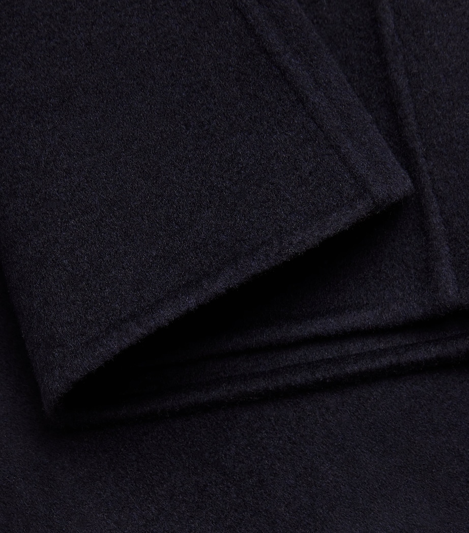 Wool Mini Skirt NAVY Image 5