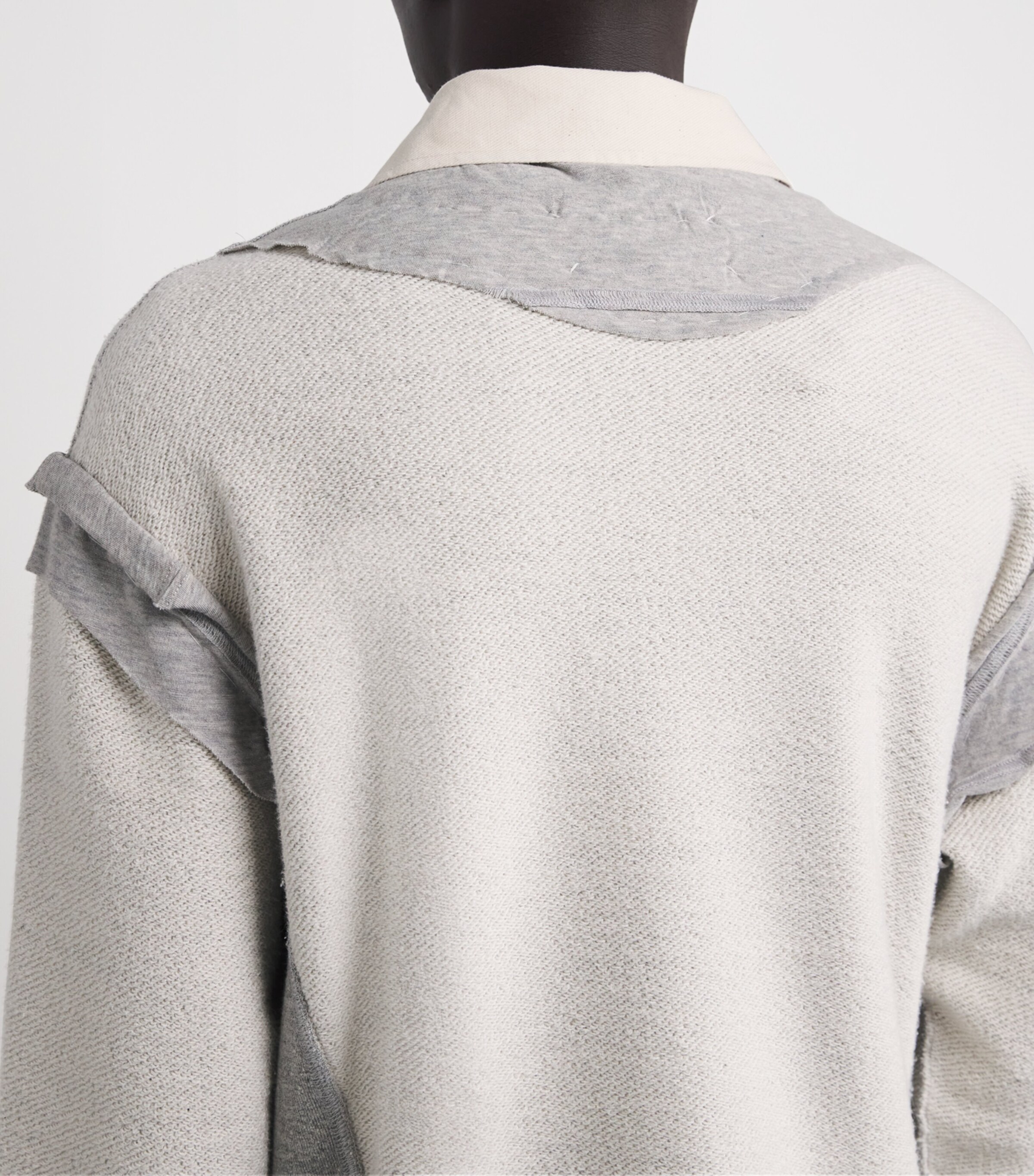 【MAISON MARGIELA】お買得★Cotton Reversed Polo スウェット Maison Margiela Cotton Four Stitch Reversed Polo Sweatshirt