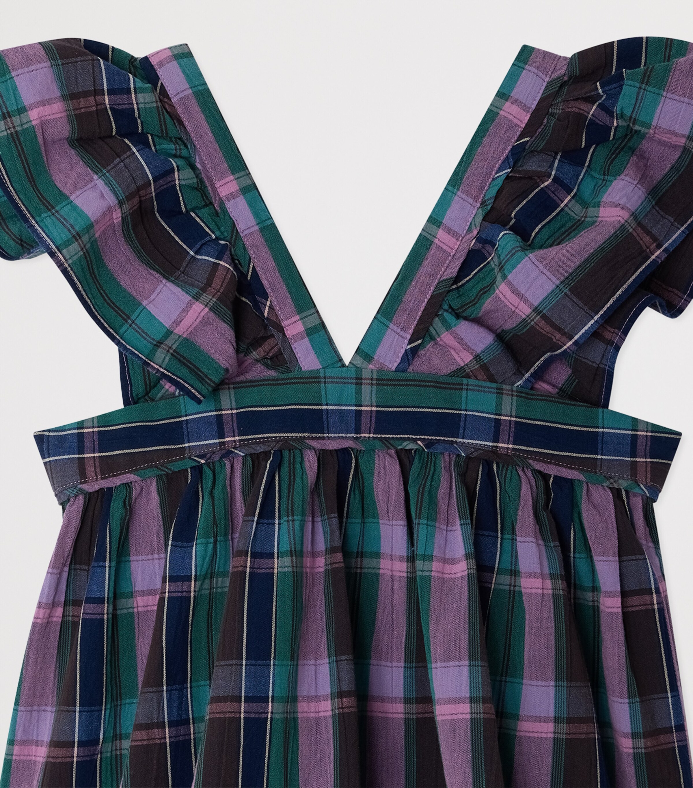 Bonpoint Organic Cotton Elea Blouse (4-8 Years) Ec Violet Image 3