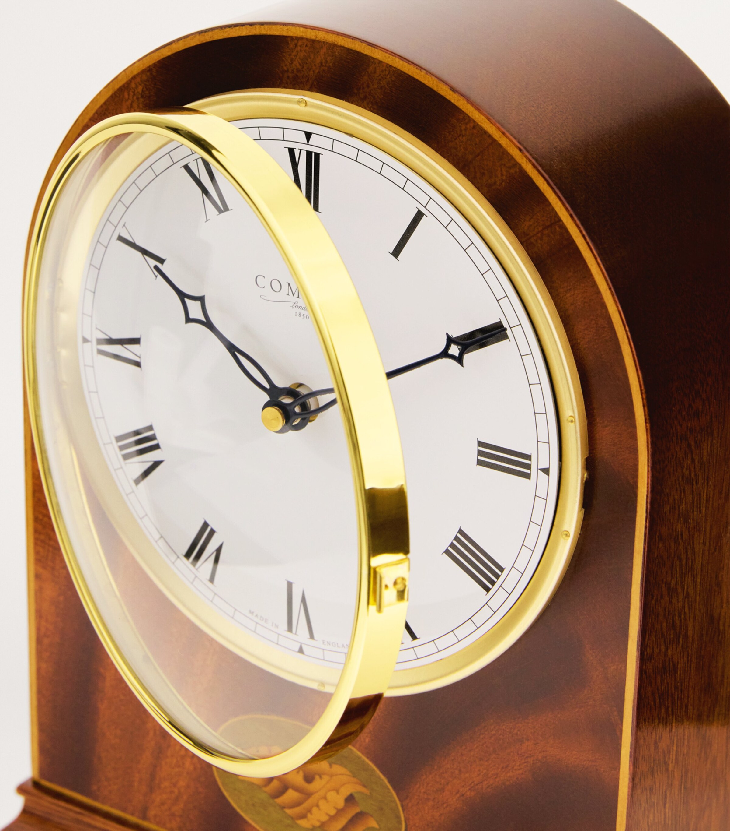 Mahogany Regency Arch Top Mantle Clock MAHOGANY Image 5