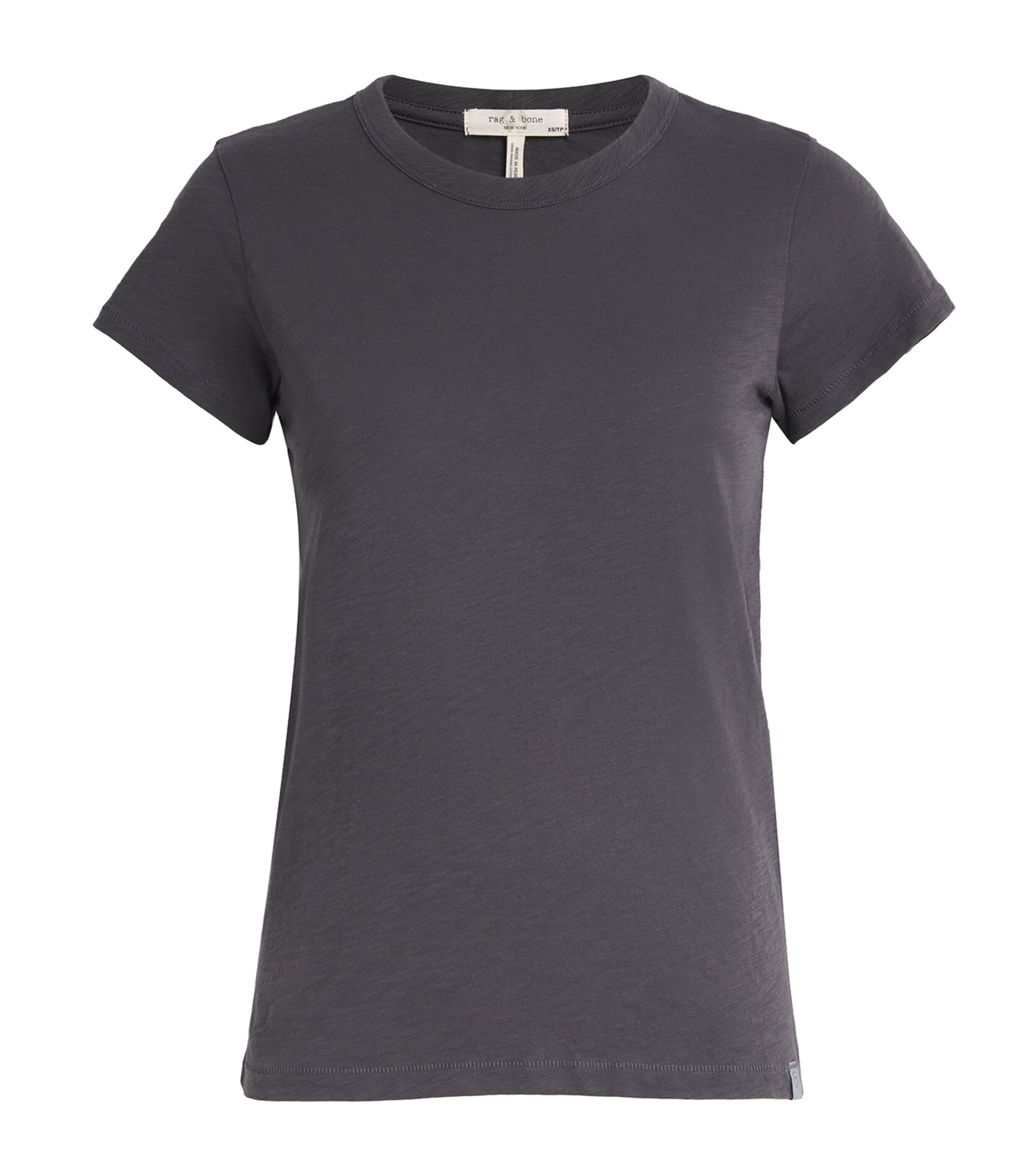Rag & Bone Womens Pima Cotton The Slub T-Shirt Greystone Image 1