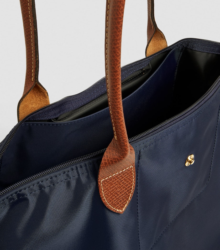 Large Le Pliage Original Tote Bag P68 NAVY Image 5