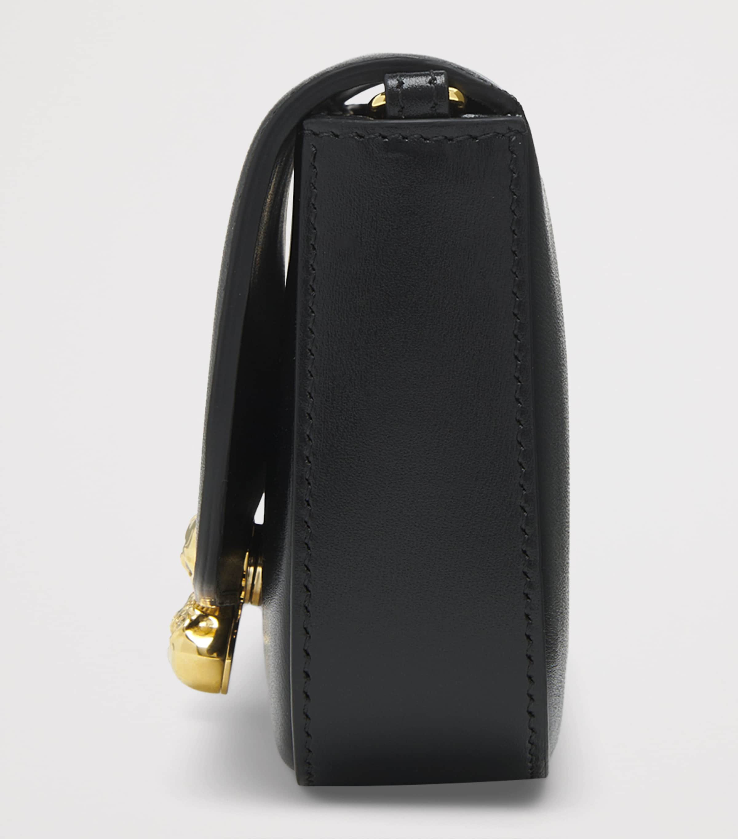 ショルダーバッグ・ポシェット ALEXANDER MCQUEEN BLACK LEATHER SKULL FLOWER CROSSBODY BAG Women's Small Skull Flower Bag in Black | Alexander McQueen US