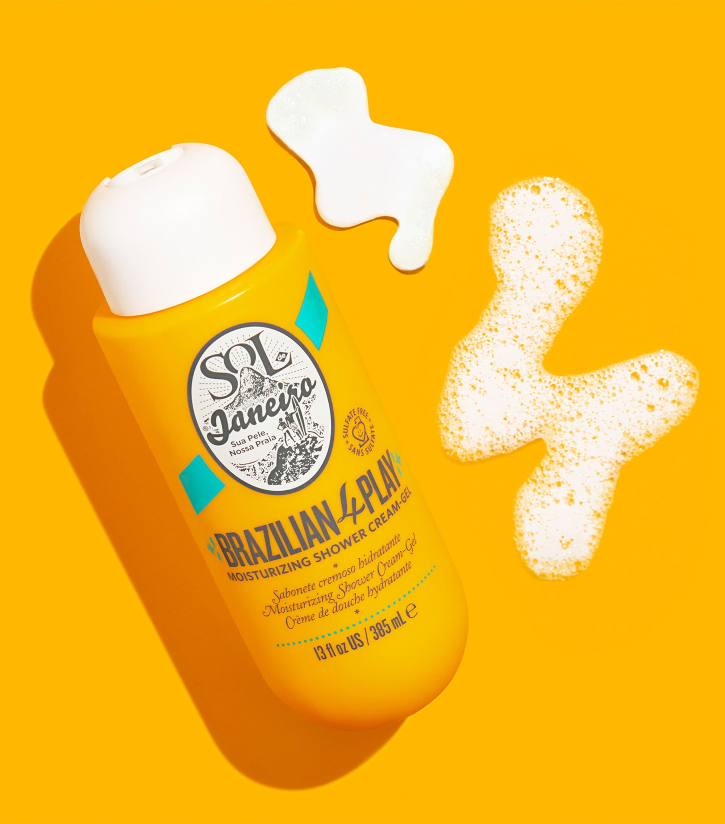 Brazilian 4 Play Moisturizing Shower Cream-Gel (385ml) NO COLOUR Image 7