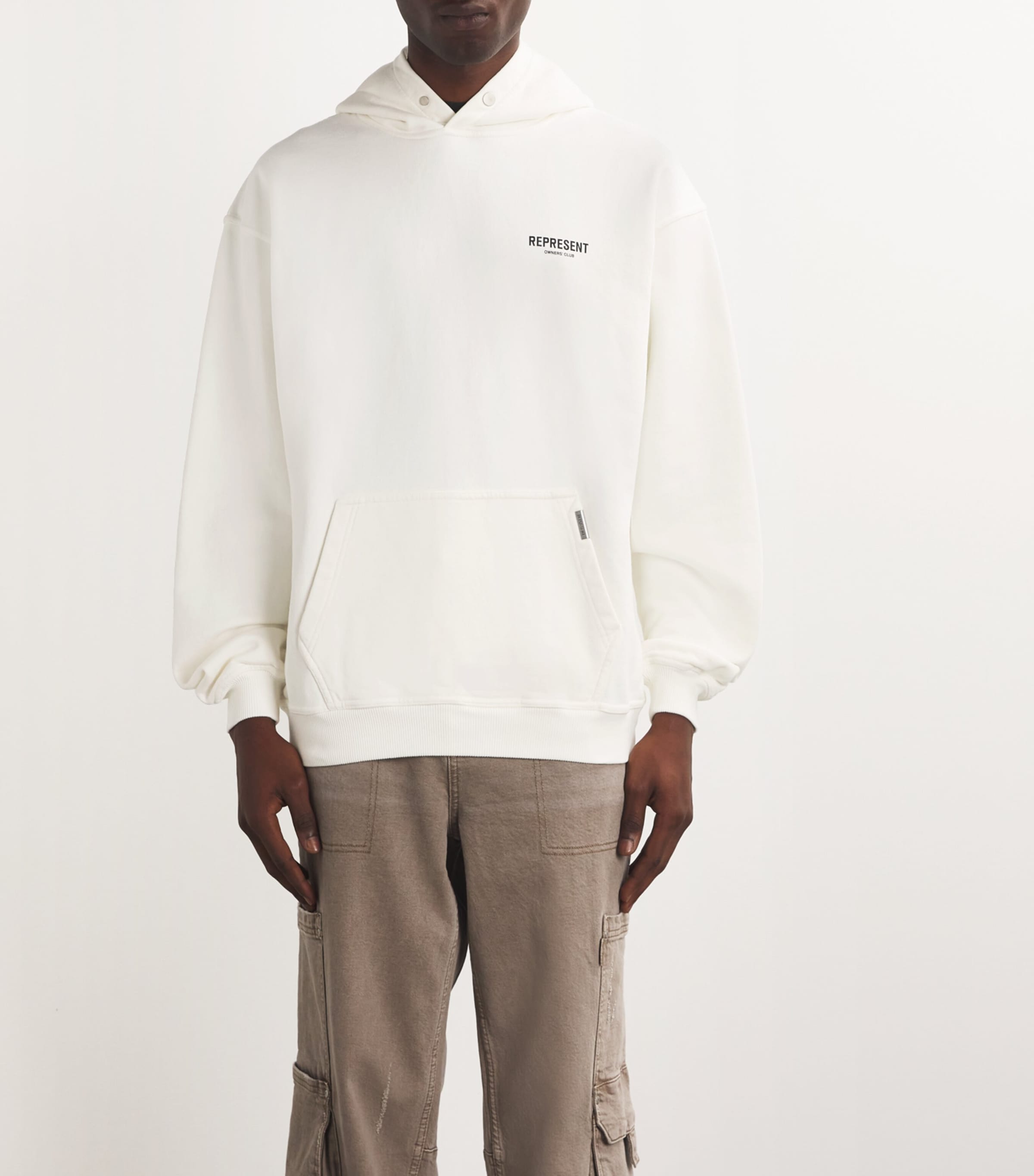 Owners Club Hoodie FLAT WHITE Image 3