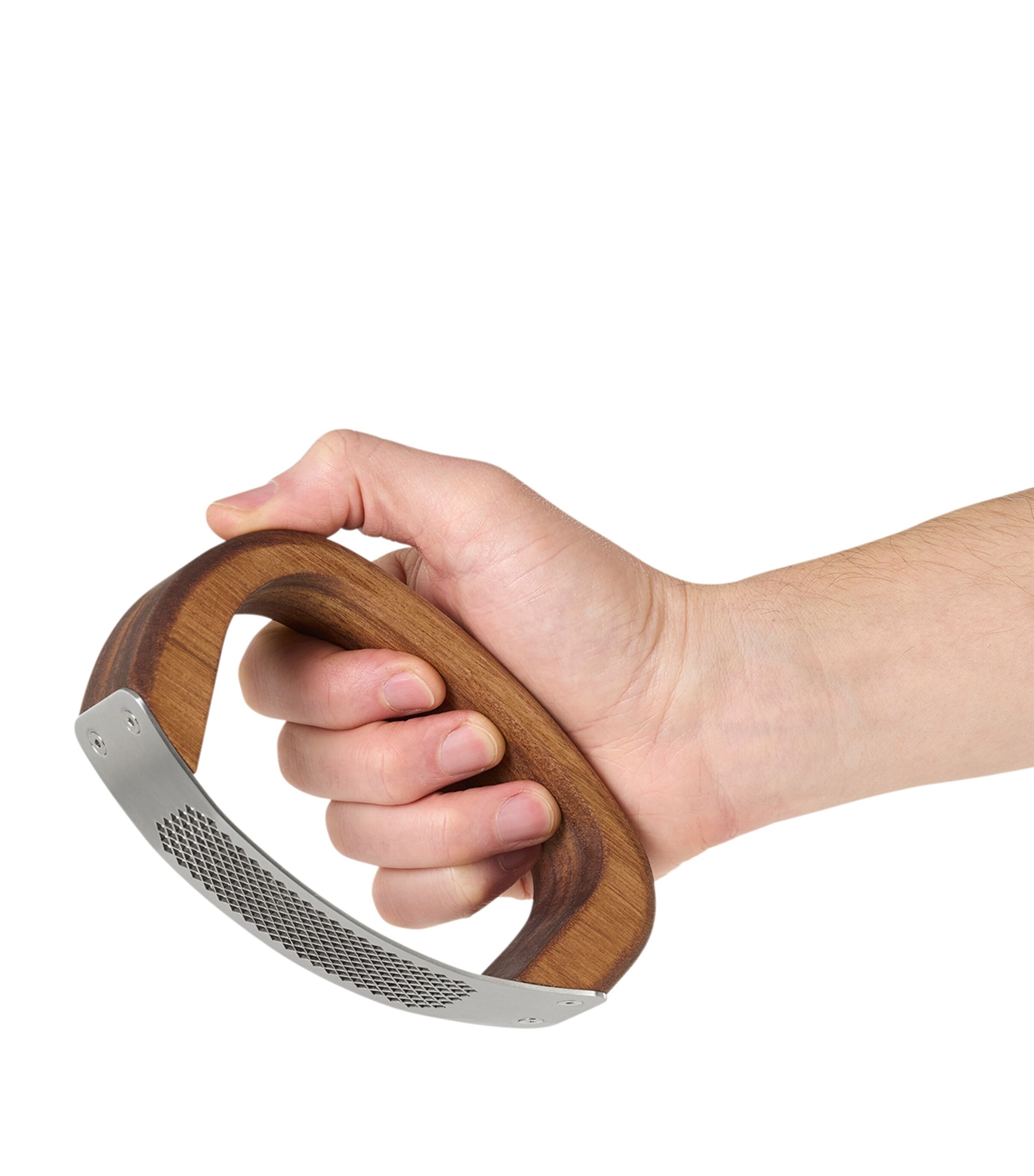 AdHoc Roccaalio Garlic Press and Board Wood Image 4