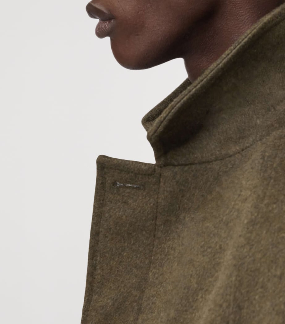 Wool-Blend Trent Overcoat LOG BROWN Image 5