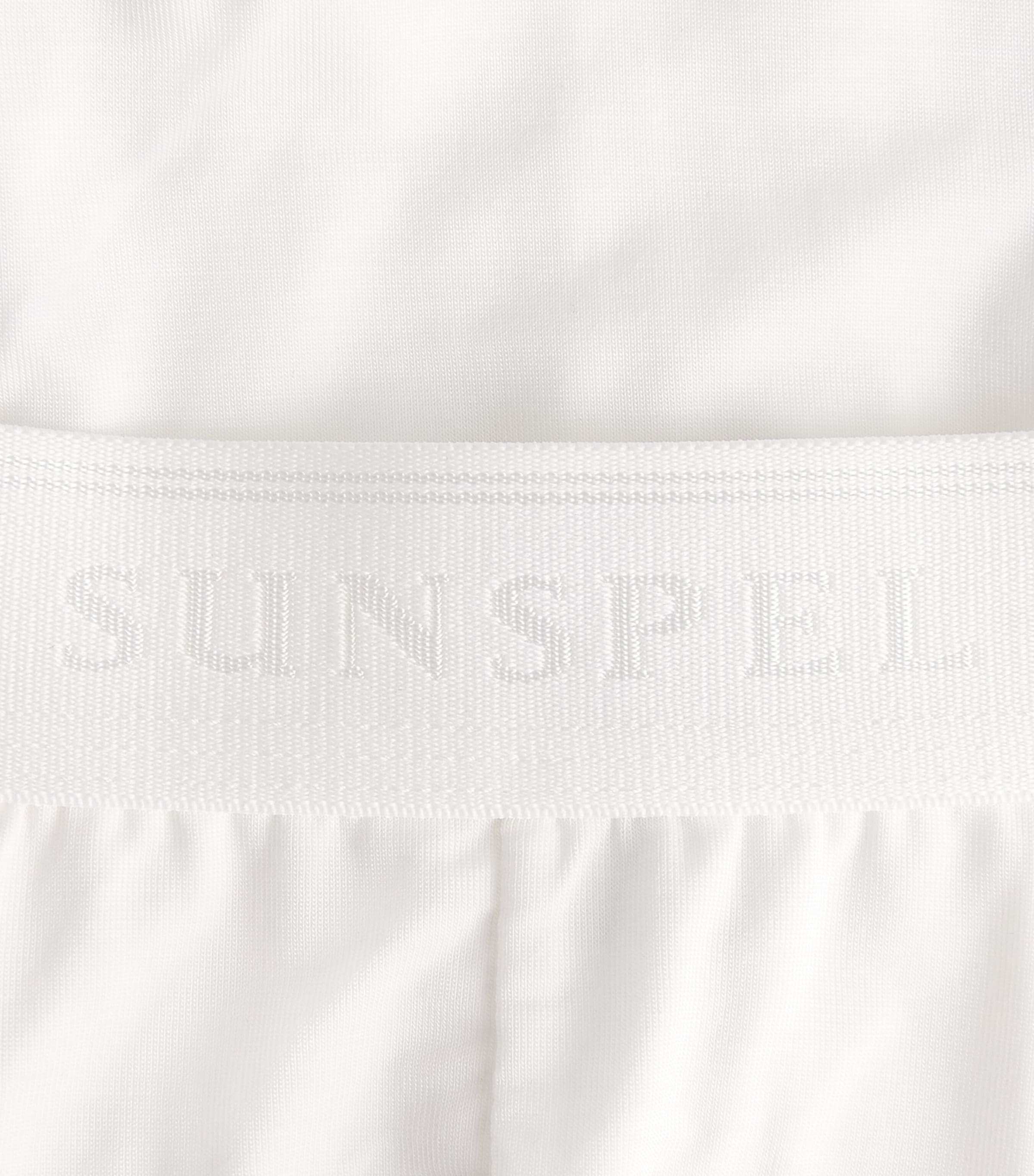 Sunspel Mens Stretch-Tencel Trunks Whaa White Image 5