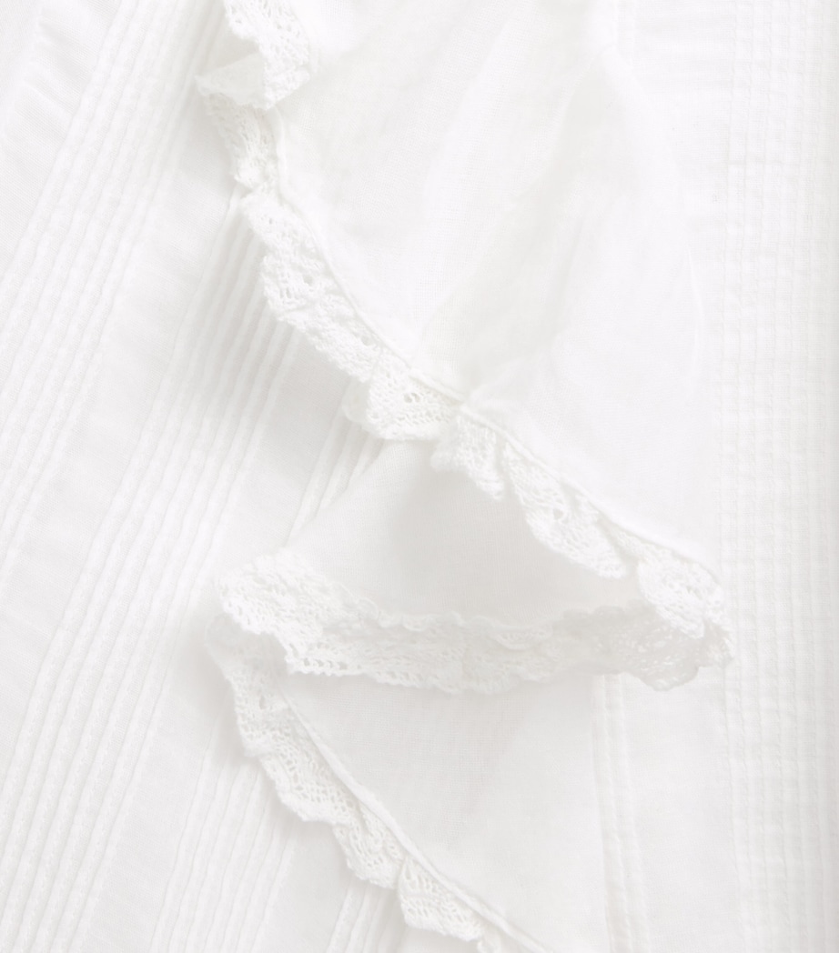 DÔEN Womens Organic Cotton Henri Blouse Salt Image 6