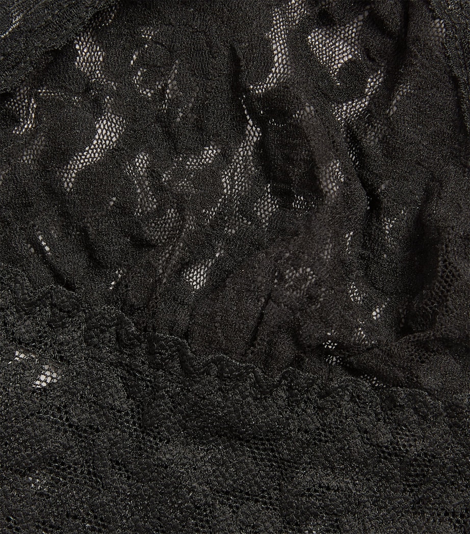 Lace Bralette BLACK Image 4