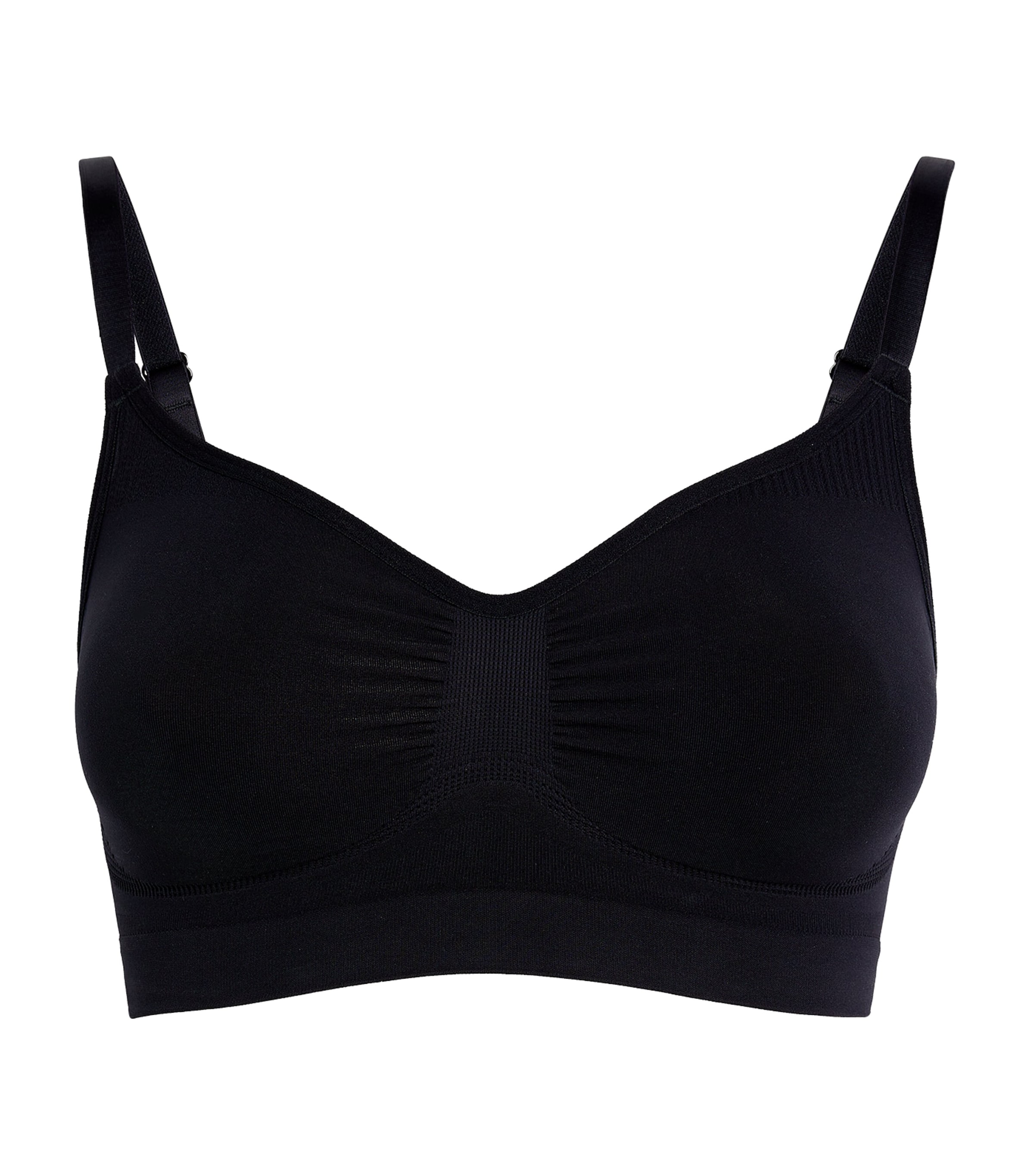 Skims Seamless Sculpt Bralette In Black