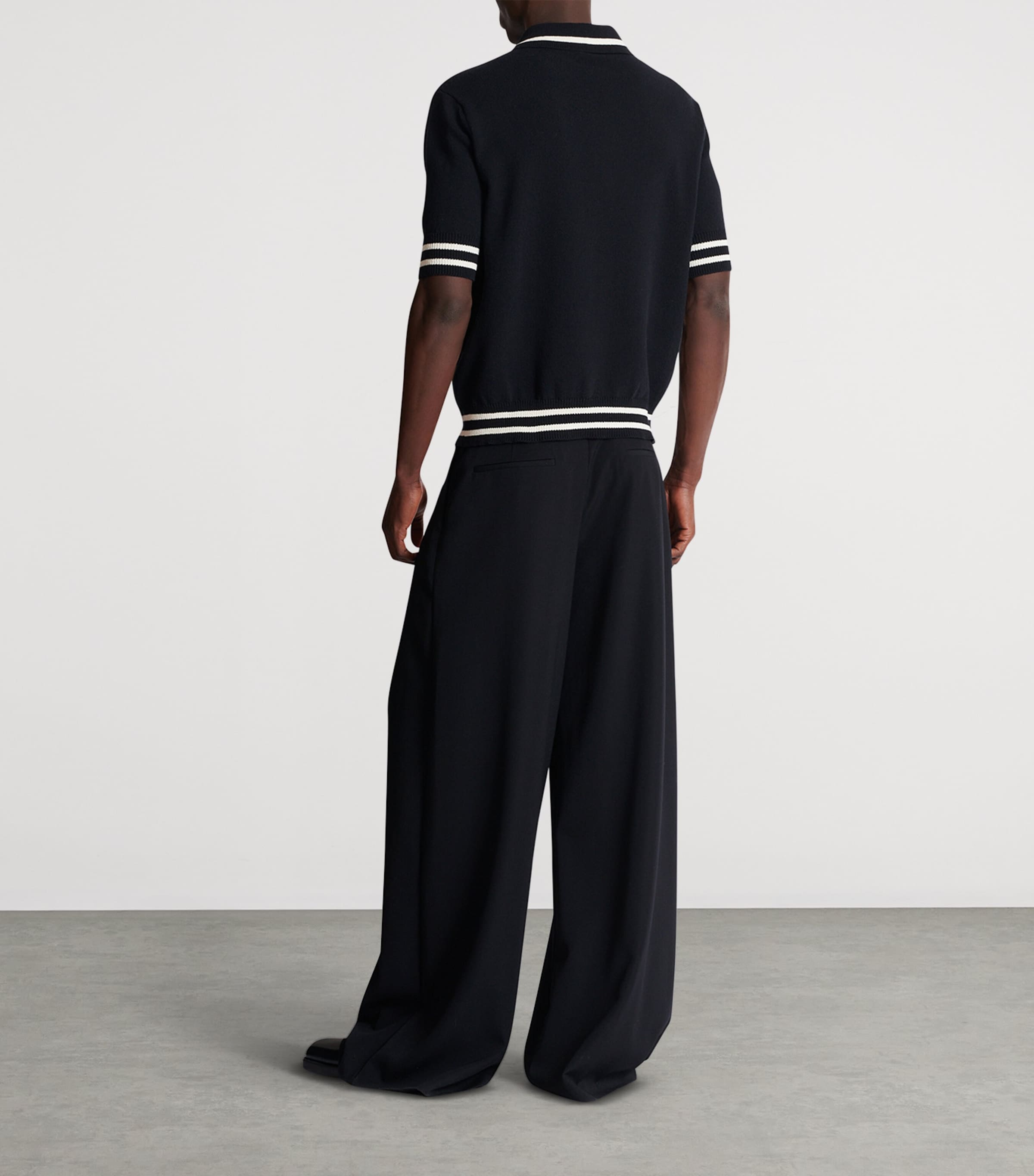 College Emblem Polo Shirt EER NOIR/NATUREL Image 6