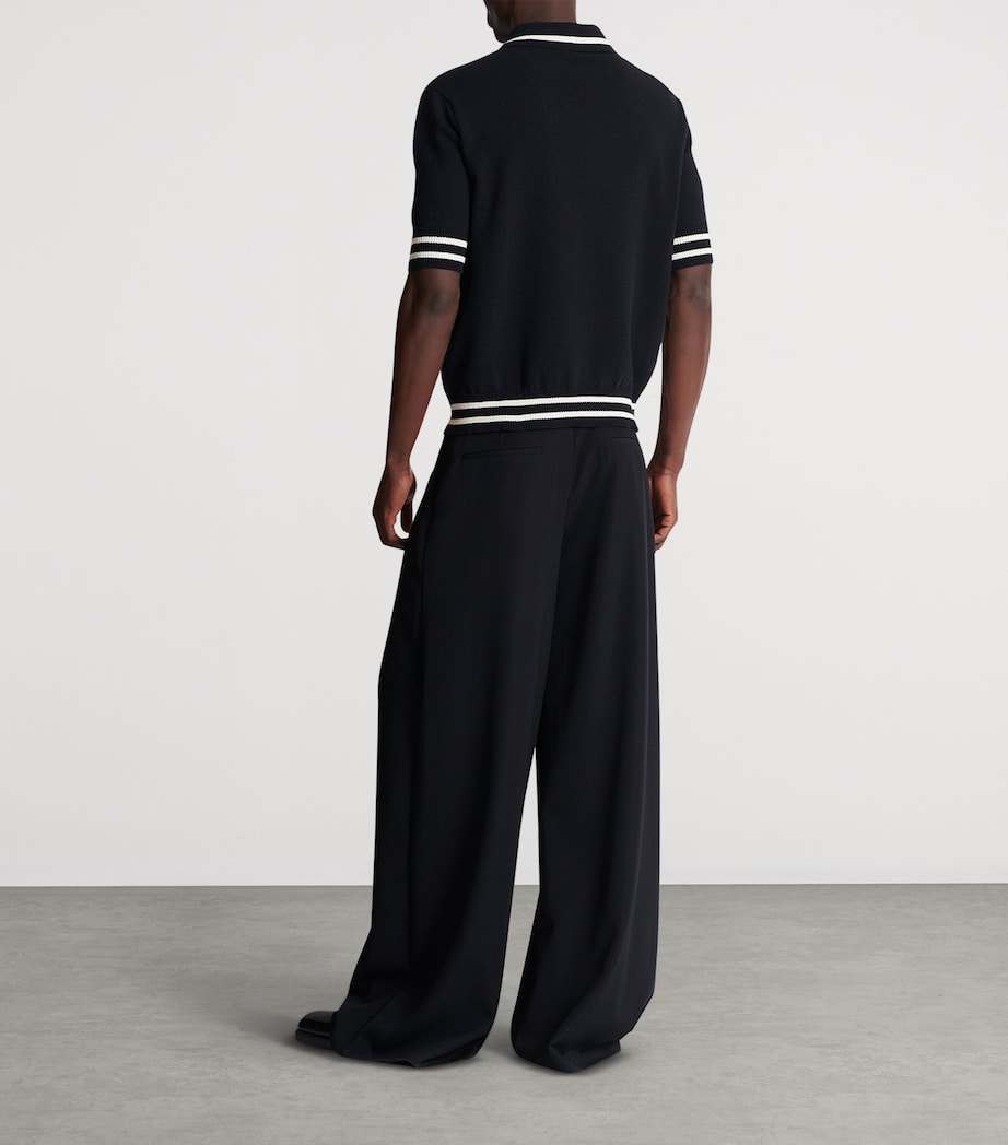 College Emblem Polo Shirt EER NOIR/NATUREL Image 6