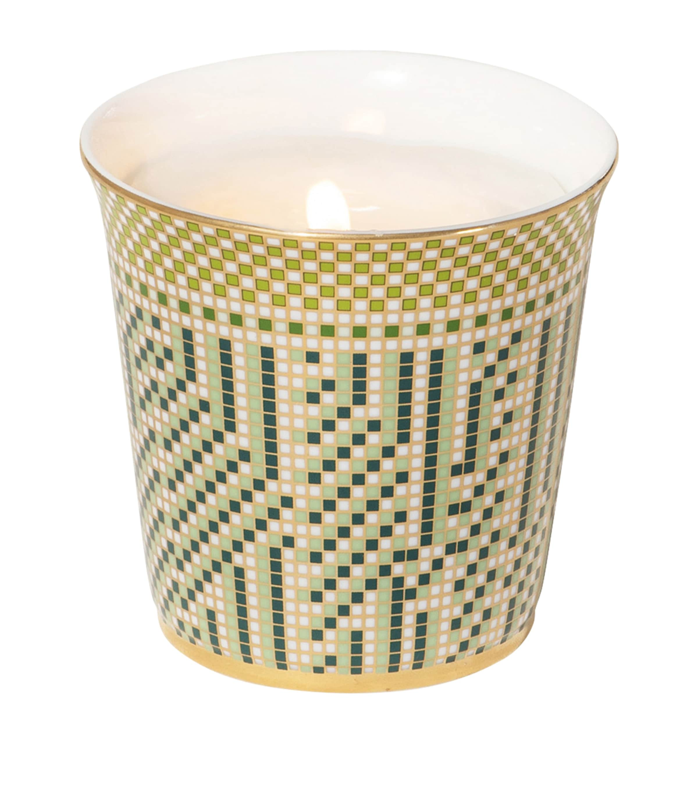 Bernardaud Augusta Tumbler And Home Fragrance Candle In Green