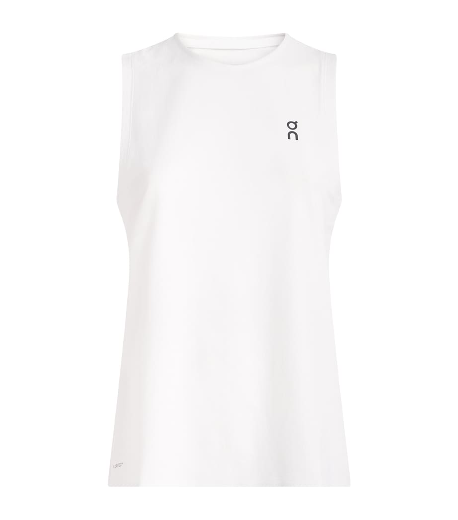 On Womens Court Tank Top White Image 1