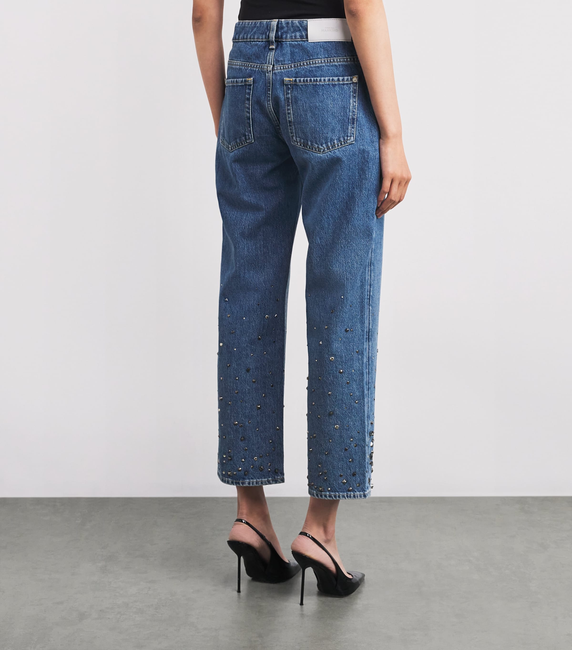 Embellished Callie Straight Jeans DANCE WITH CRYS Image 4