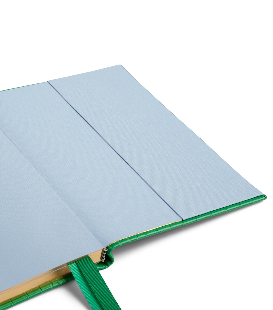 Smythson Leather Soho Weekly Diary 2027 Jade Image 4