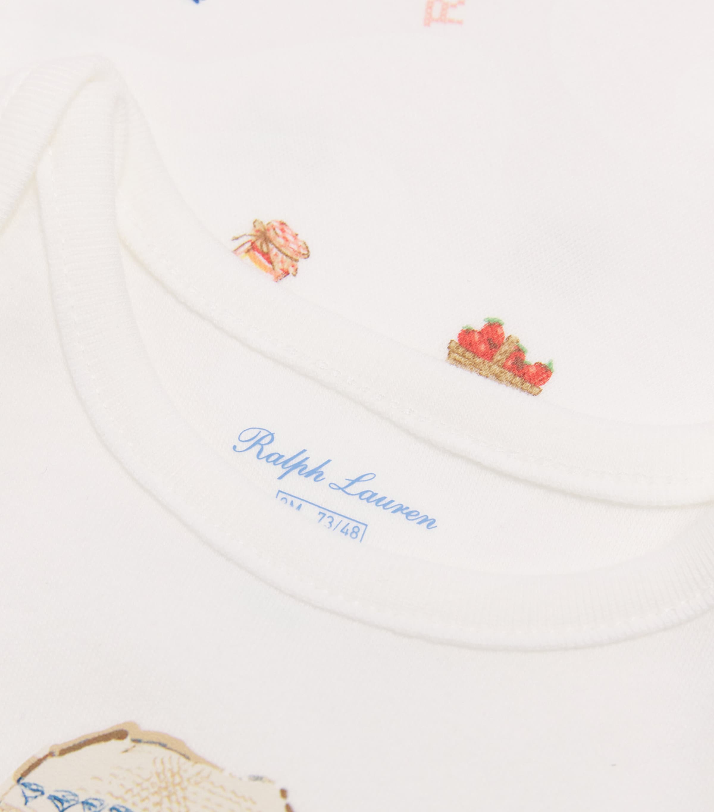 Set of 2 Cotton Bodysuits (0-9 Months) MULTI Image 3