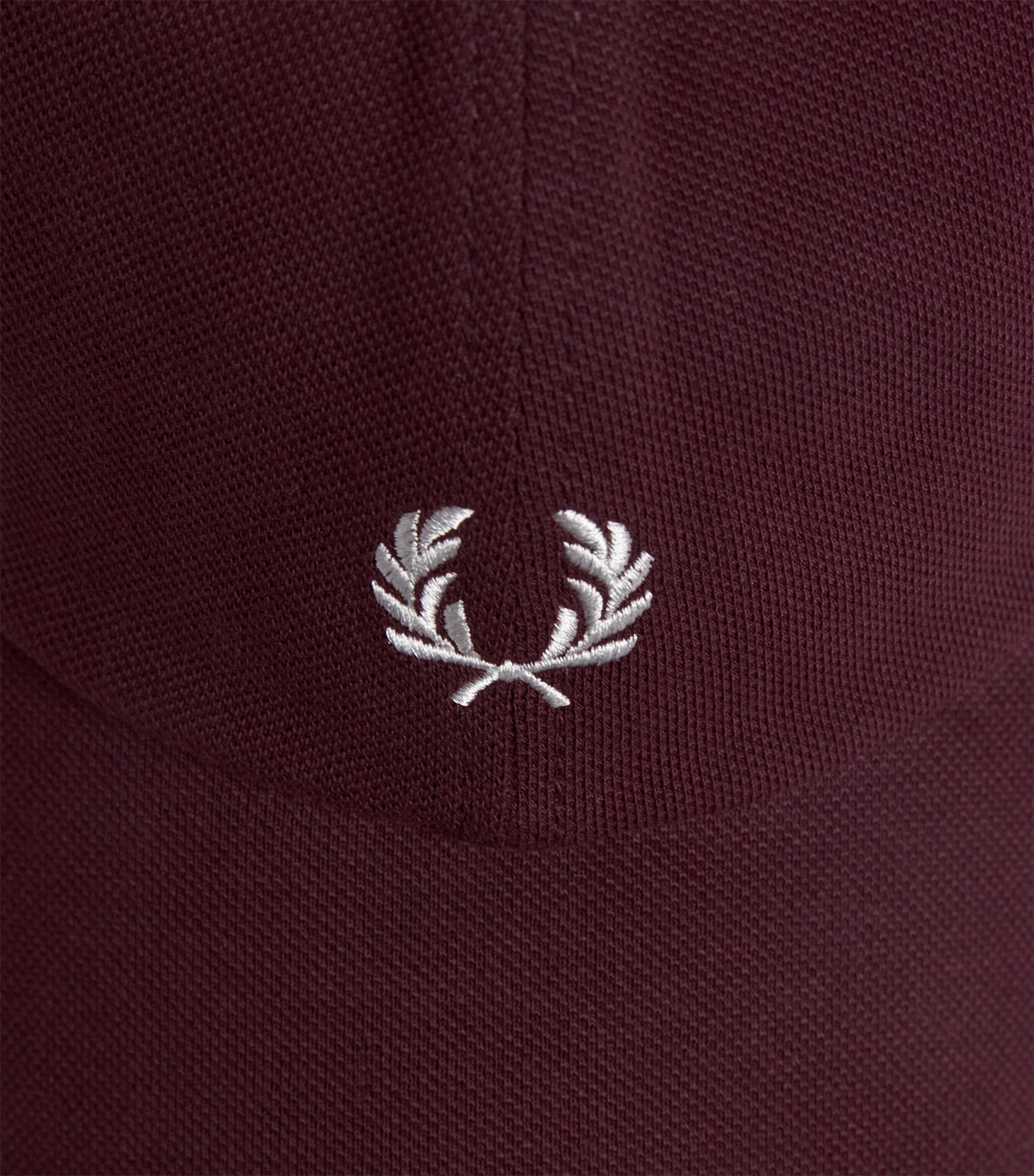 Cotton Piqué Logo Cap 597 OXBLOOD Image 4