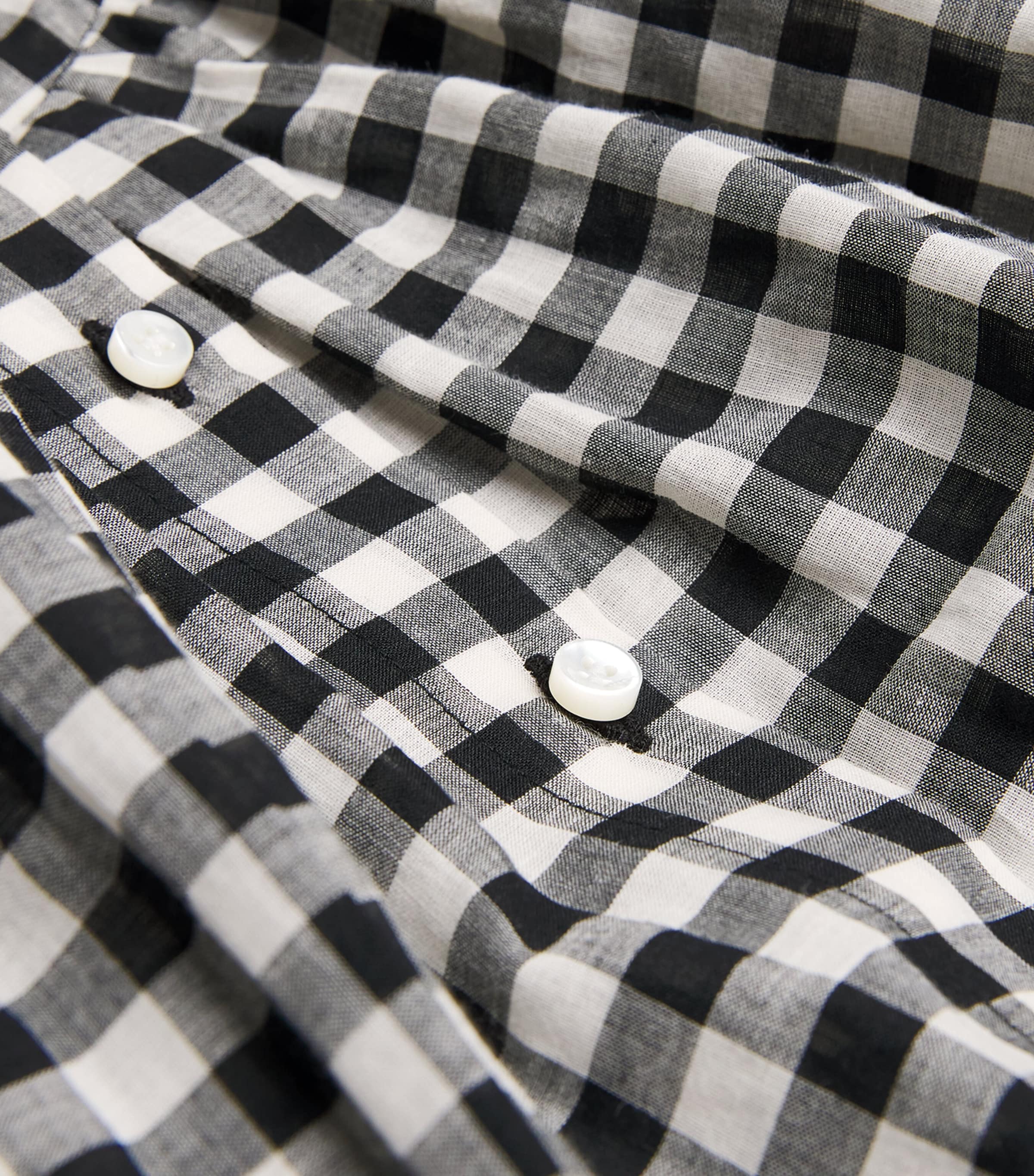 Check June Blouse NOIR GRETA GINGHAM Image 5
