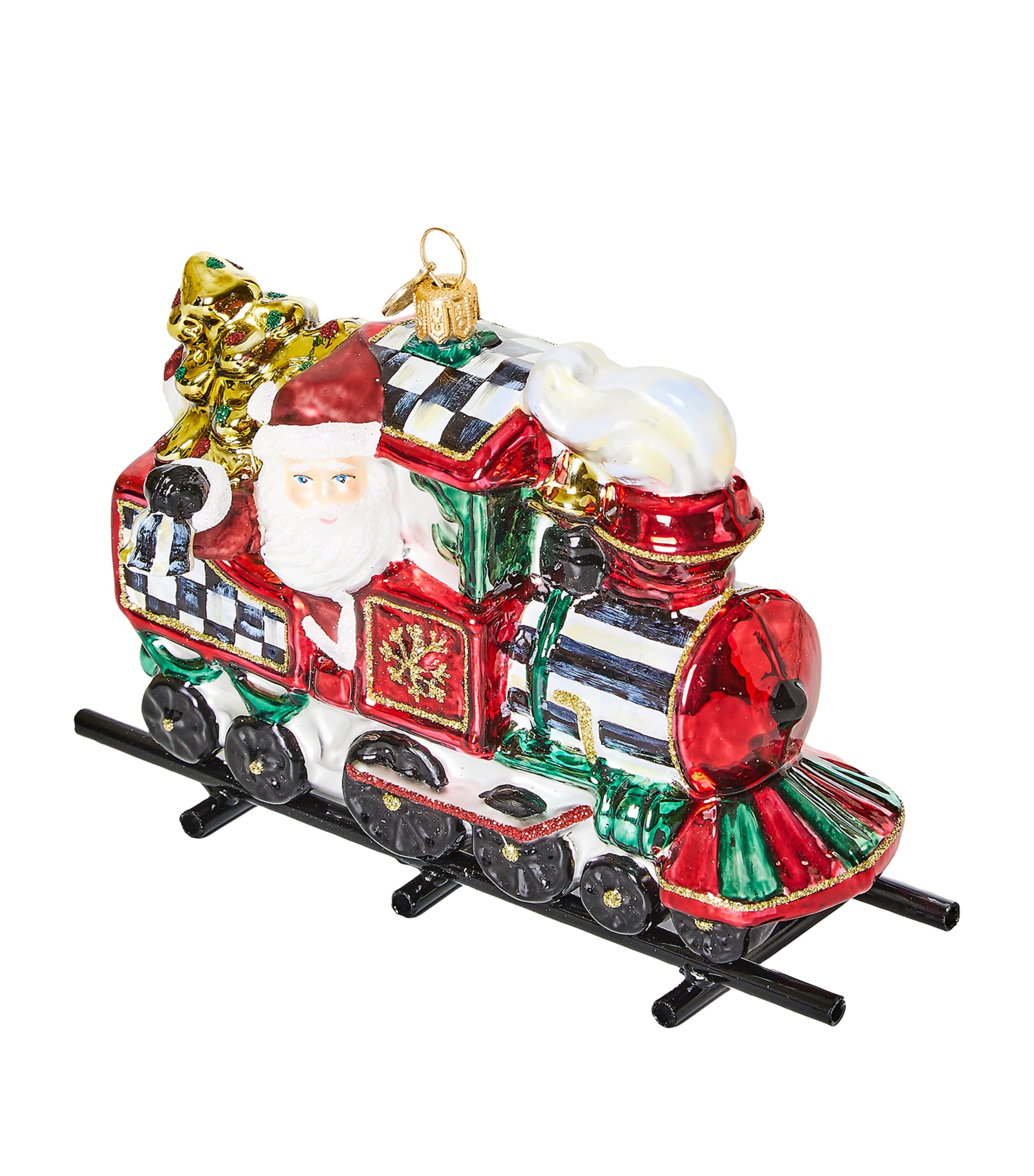 Mackenzie-childs Glass Courtly Train Tree Decoration In Black