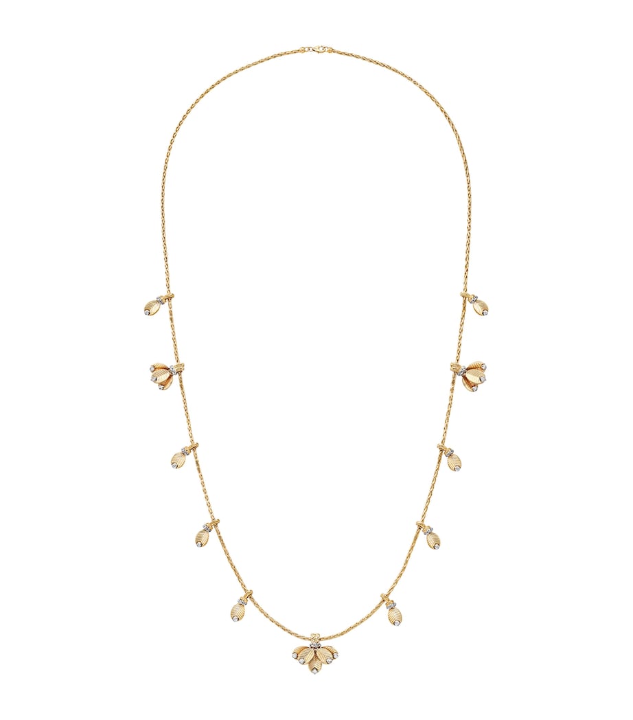 Yellow Gold, White Gold and Diamond Grain de Café Necklace MIXED GOLD Image 1