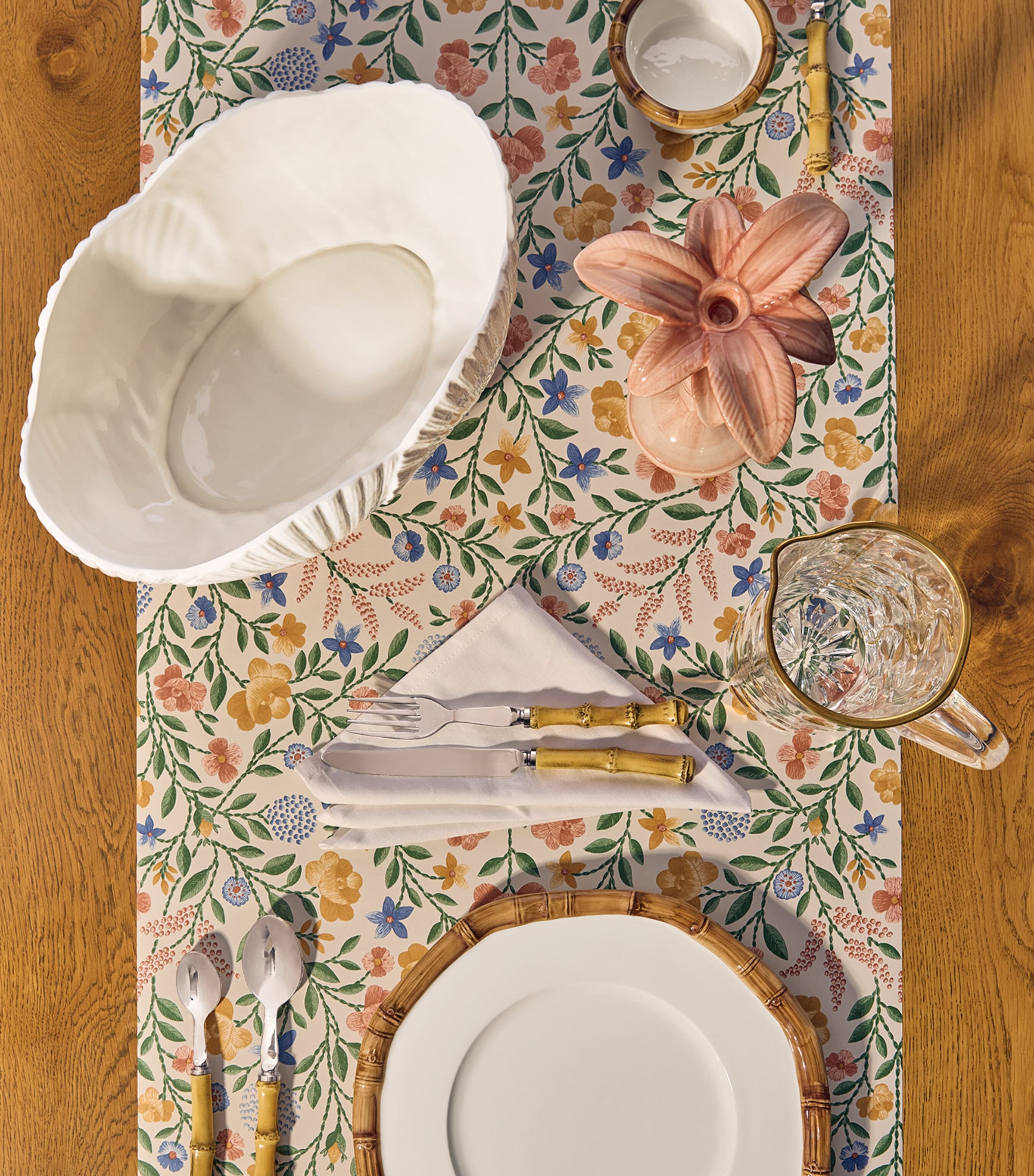 Les-Ottomans Crystal Jug Gold Image 2