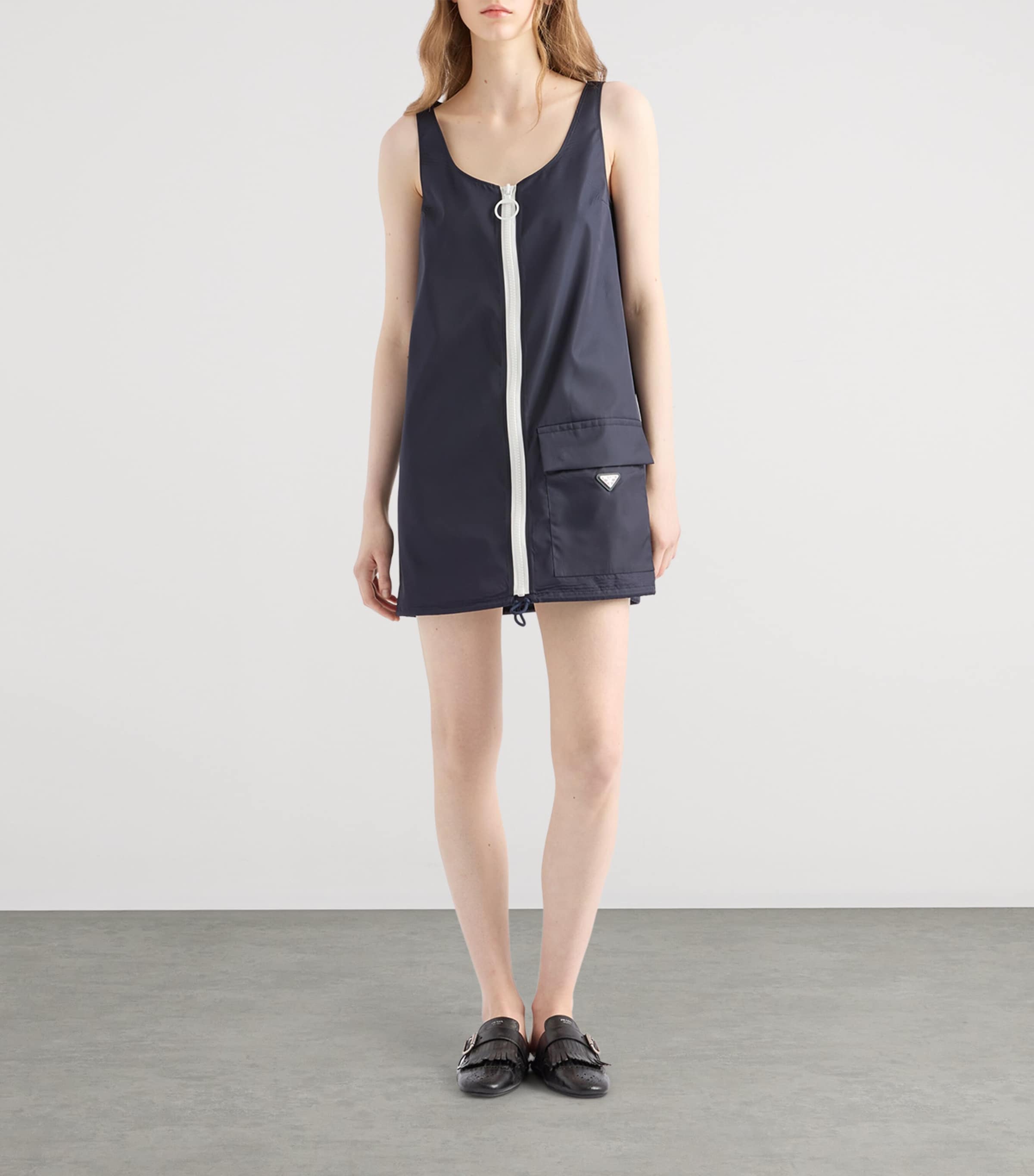 Re-Nylon Triangle Mini Dress F0SVF Image 2