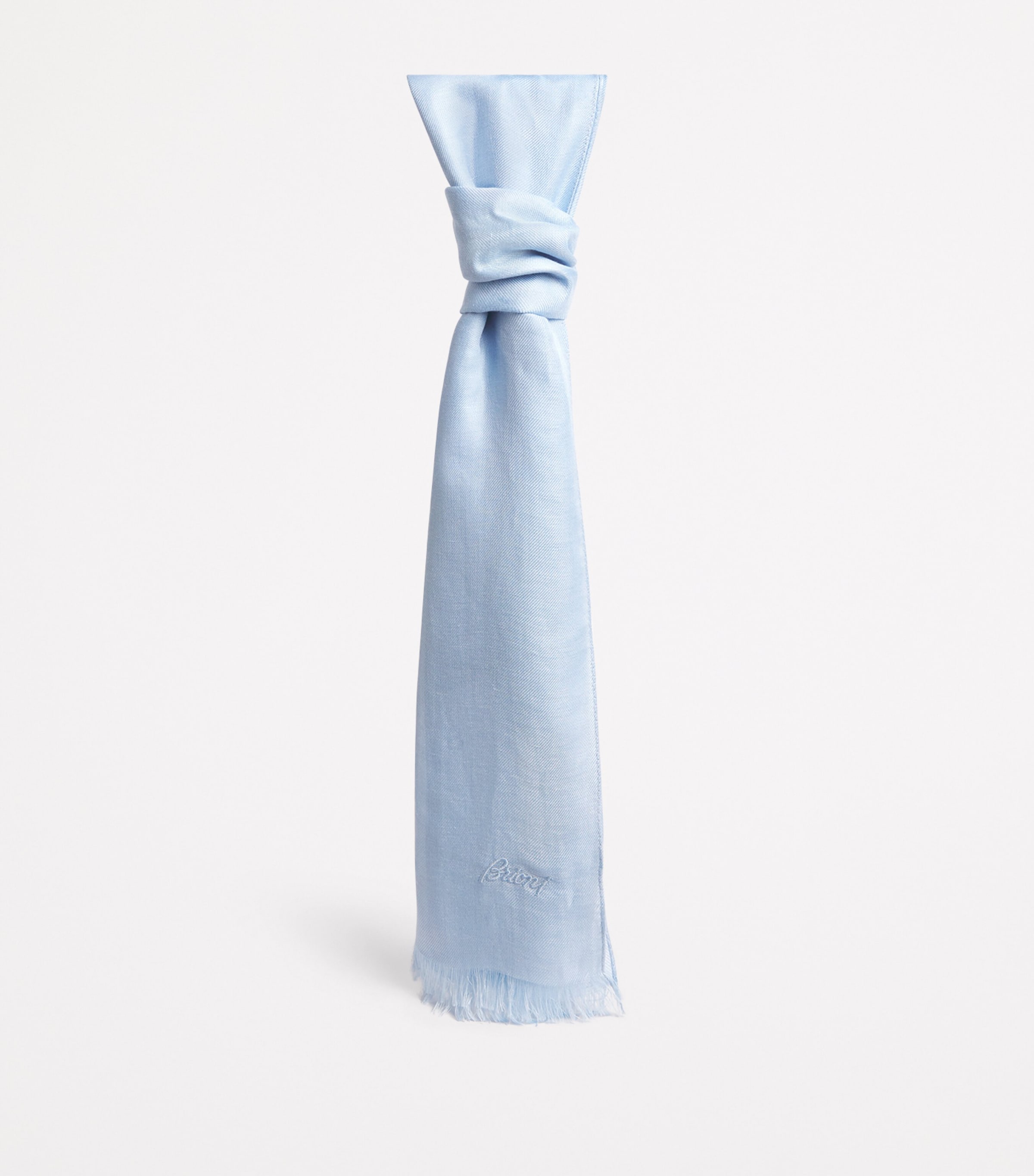 Linen-Silk Logo Scarf 4900 Image 3