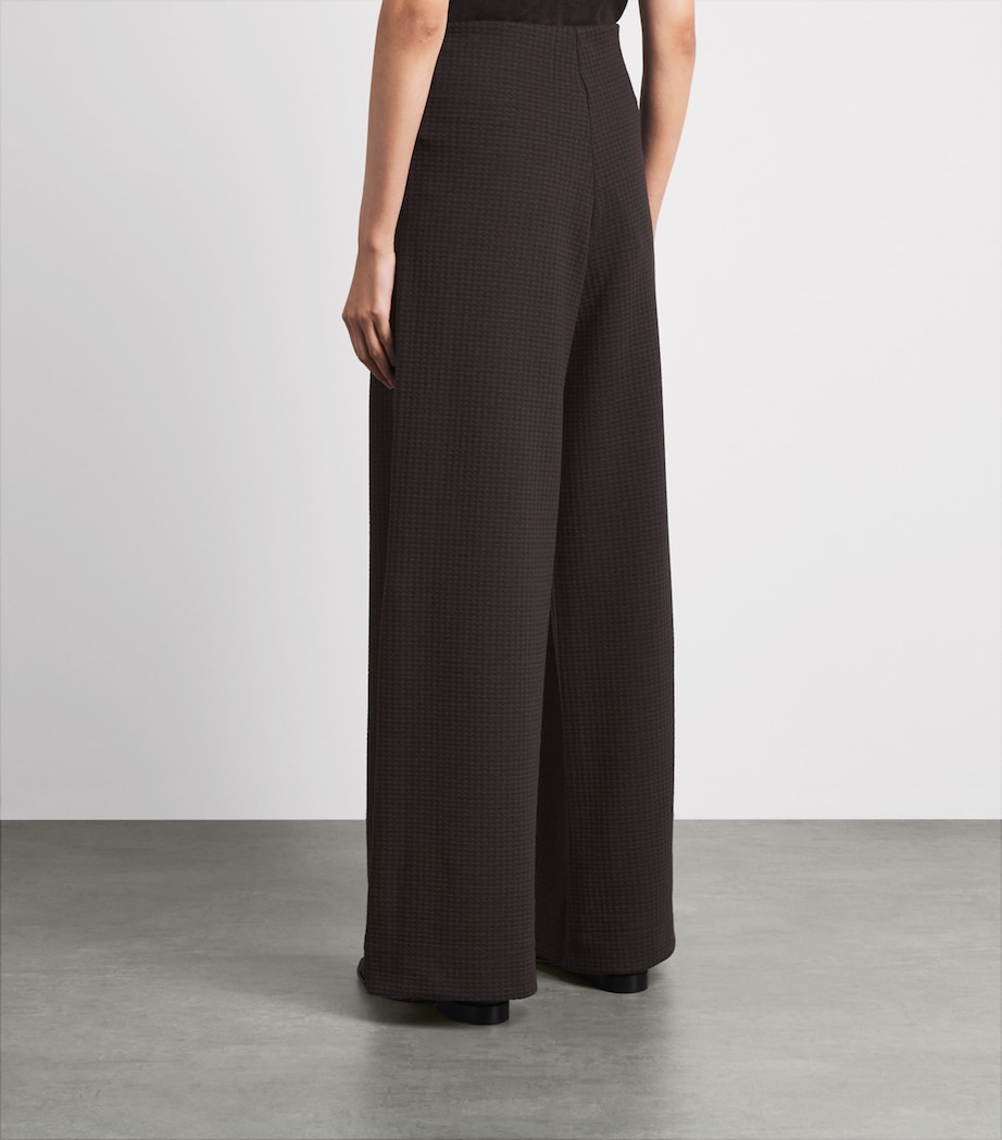 ME+EM Womens Jersey Wide Trousers Cocoa Brown Image 5