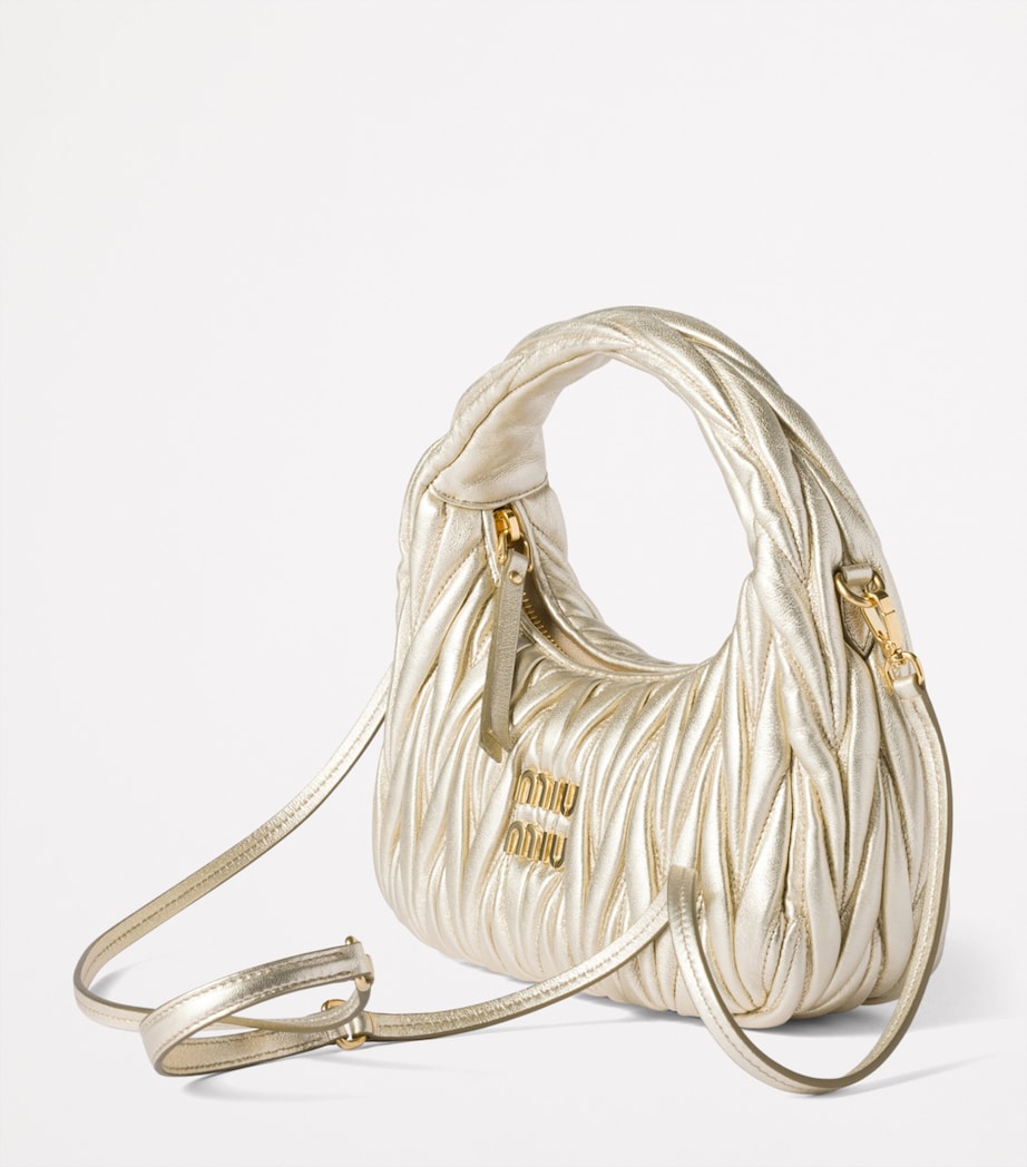 Matelassé Leather Wander Top-Handle Bag F0846 Image 2