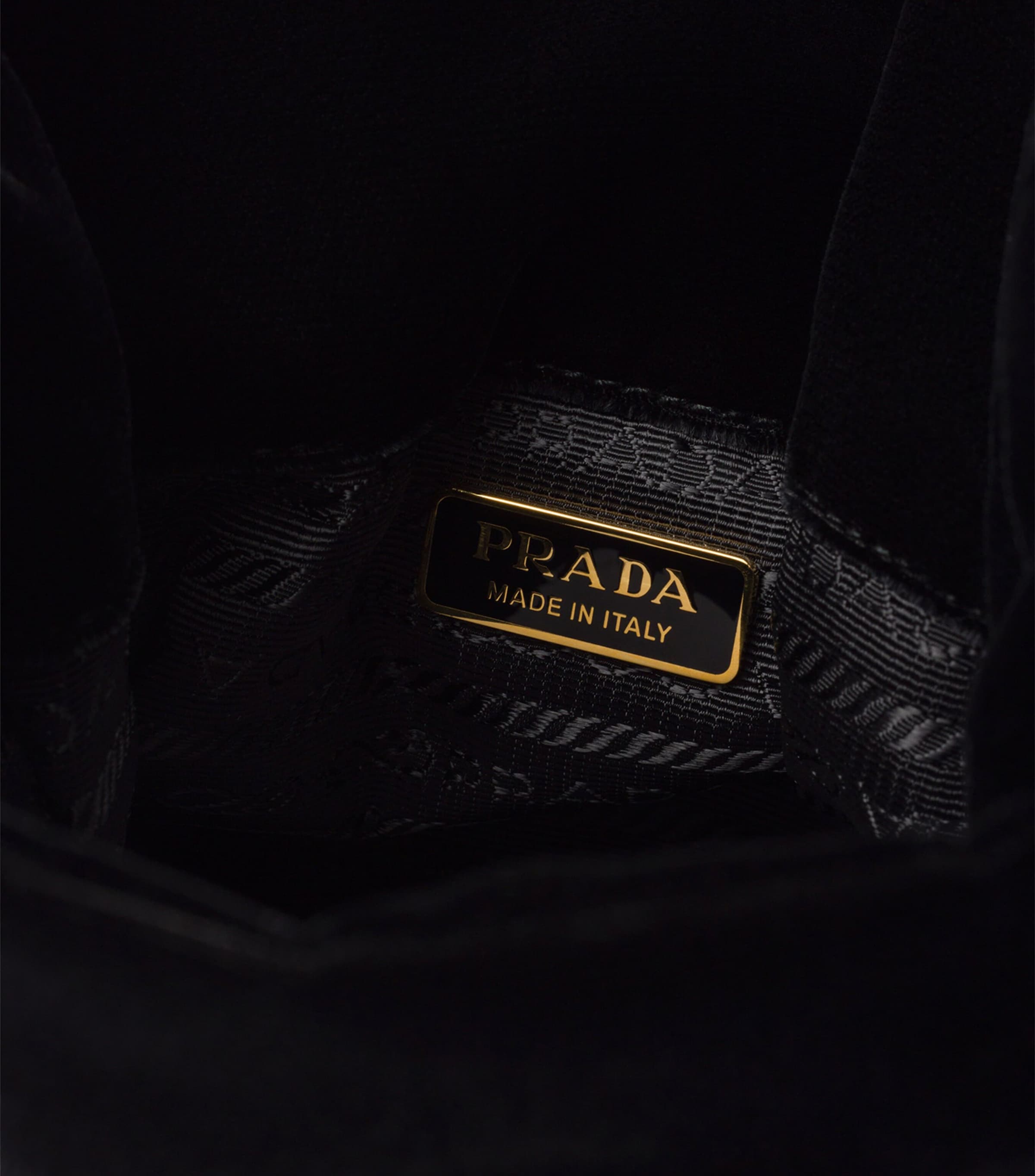 Mini Velvet Petit Sac Noir Bucket Bag F0002 Image 4