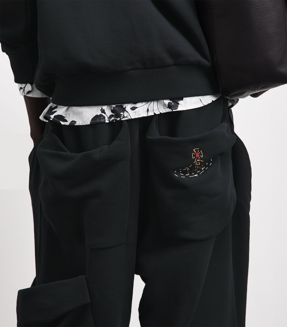 Vivienne Westwood Mens Cotton Achilles Sweatpants Black Image 3