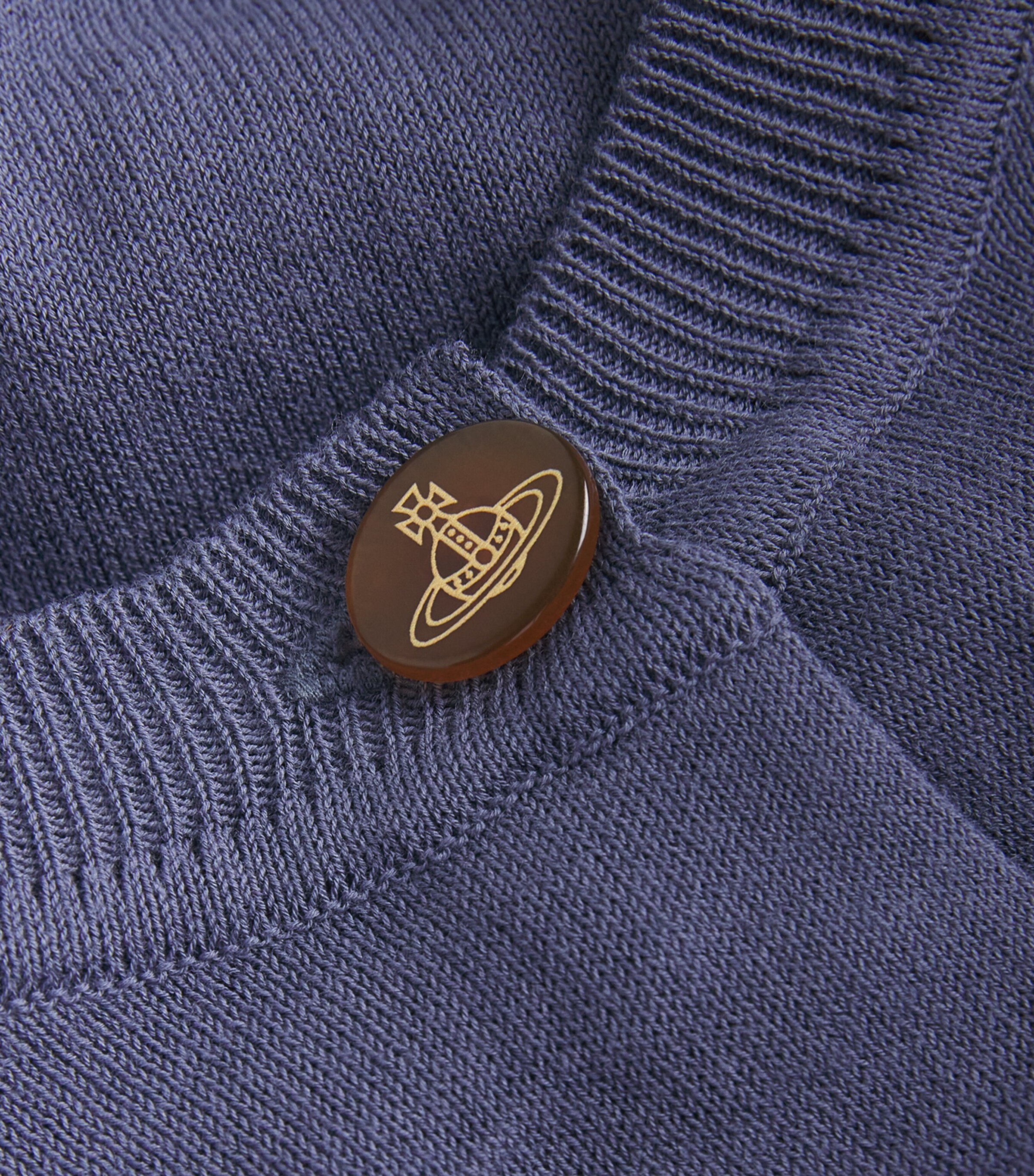 Virgin Wool Bea Cropped Cardigan SS25-GREY BLUE Image 5