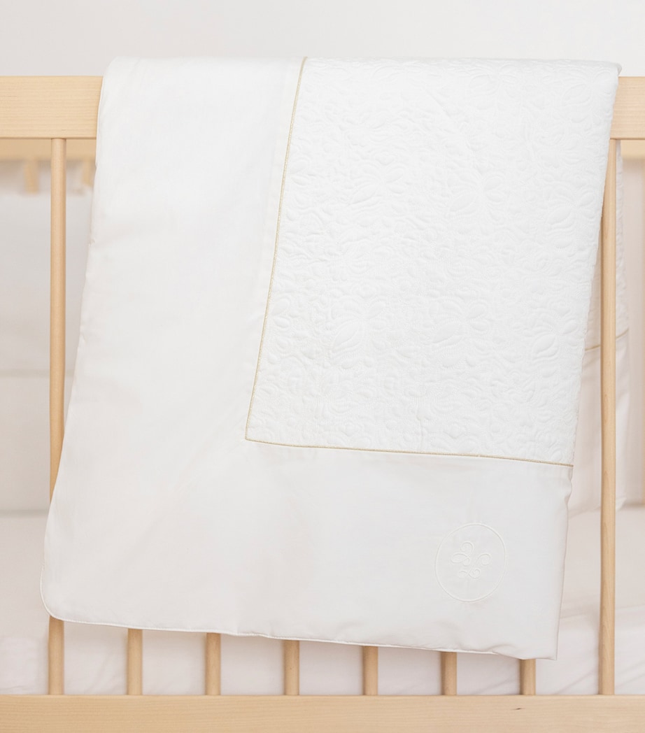 Cotton Délicatesse Blanket (80cm x 80cm) 13NACRE Image 3
