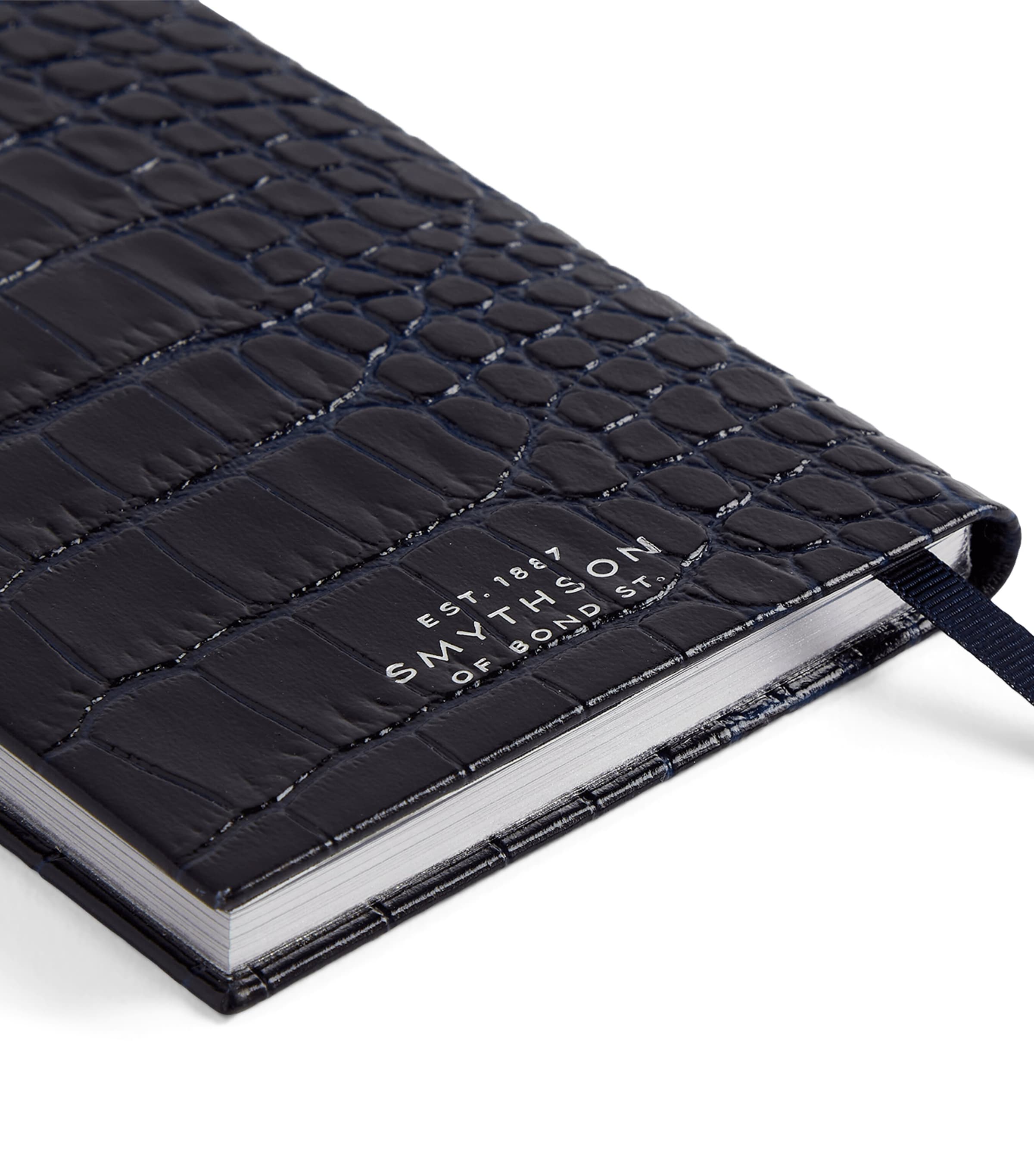 Smythson Leather Panama Weekly Diary 2027 Navy Image 6