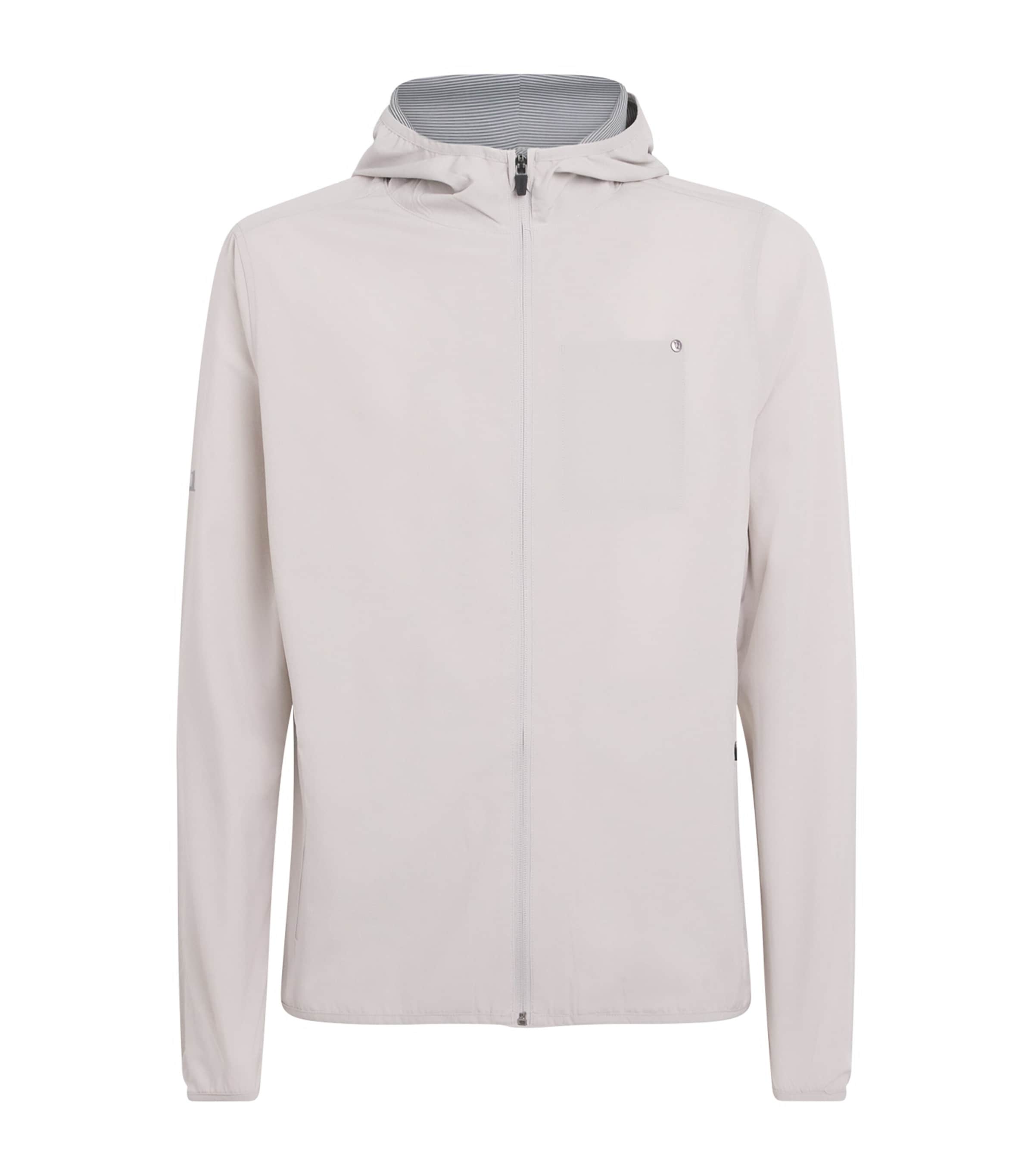 VUORI Mens Outdoor Trainer Shell Jacket Gmx Grey Mist L Image 1