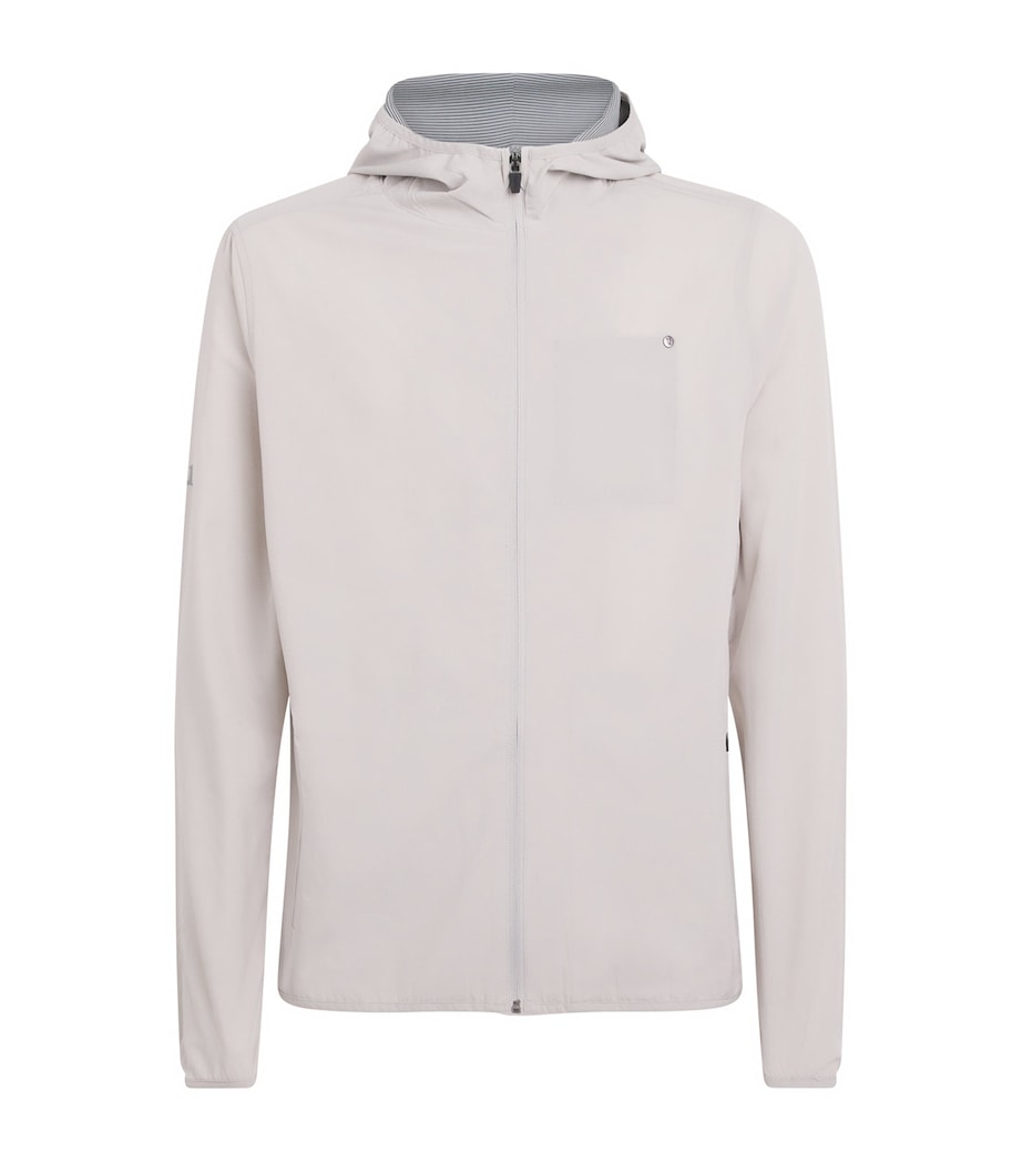 VUORI Mens Outdoor Trainer Shell Jacket Gmx Grey Mist L Image 1