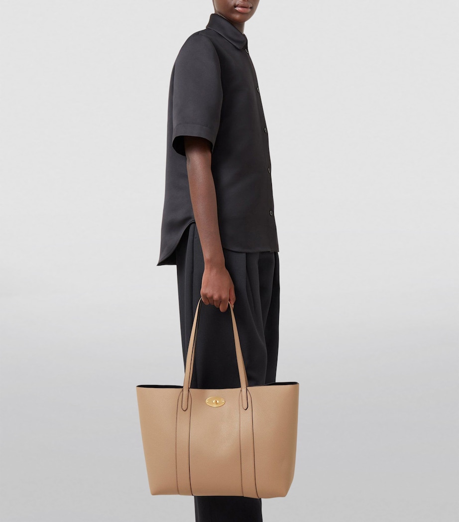 Leather Bayswater Tote Bag MAPLE Image 6