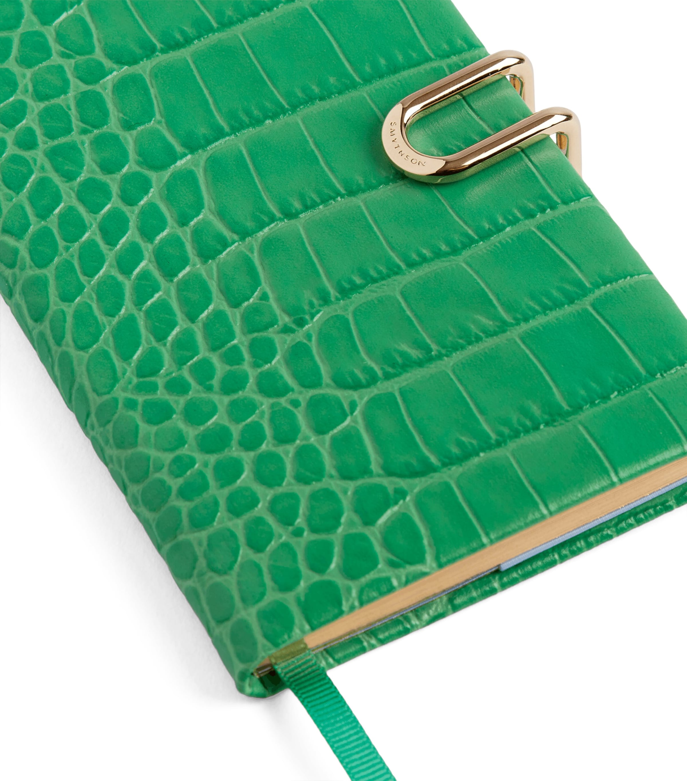Smythson Leather Panama Weekly Diary 2027 Jade Image 5