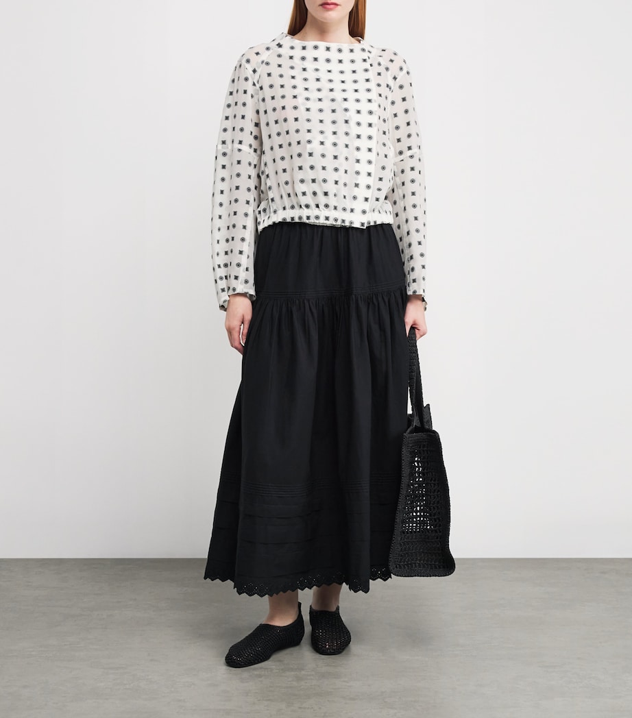 Jacquard Wrap Top 115MRSHMLW NTHG DTSY Image 2