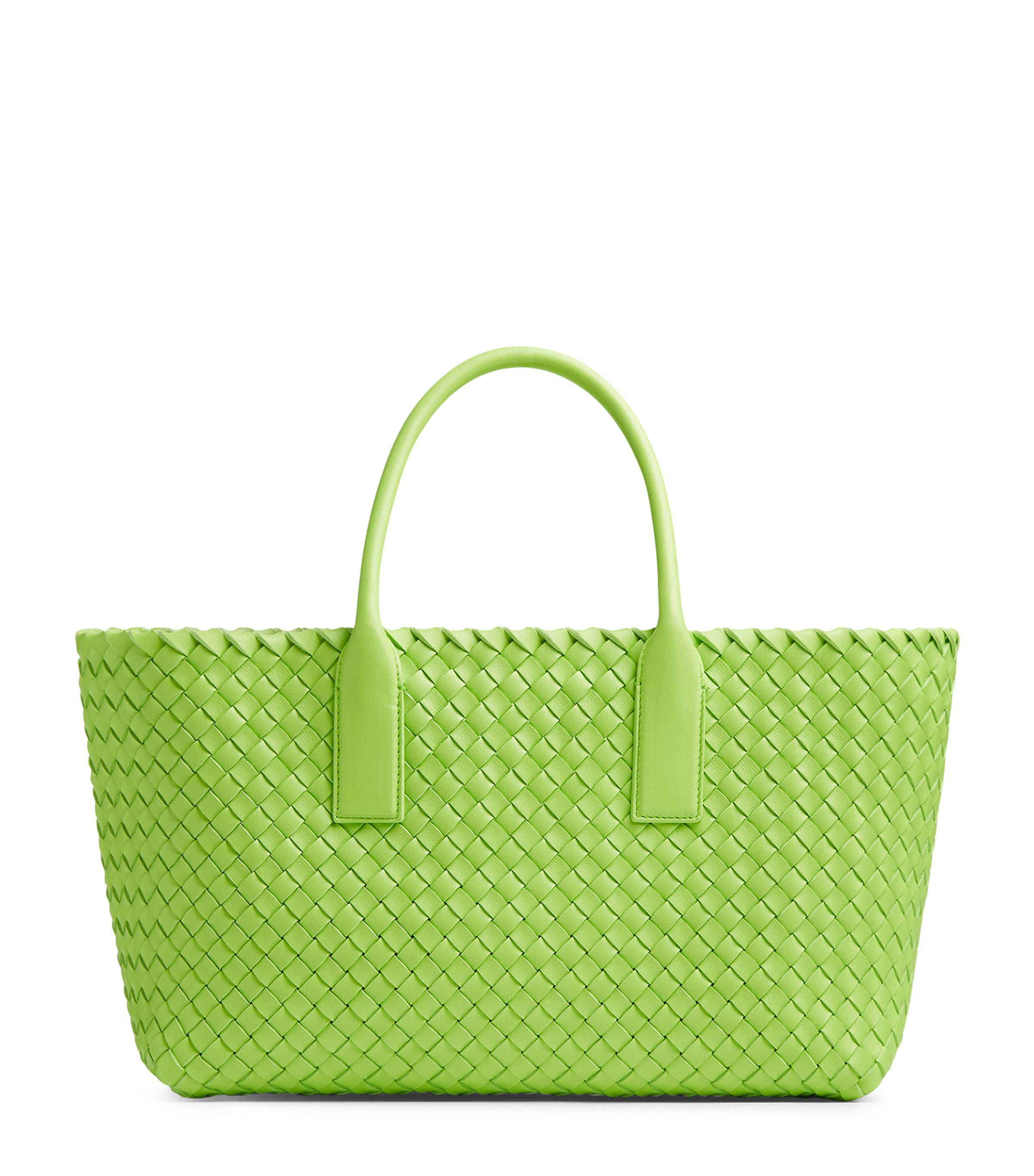 Shop Bottega Veneta Small Leather Cabat Tote Bag