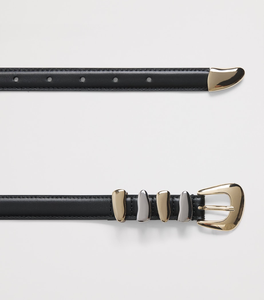 Leather Belt BLACK Image 4