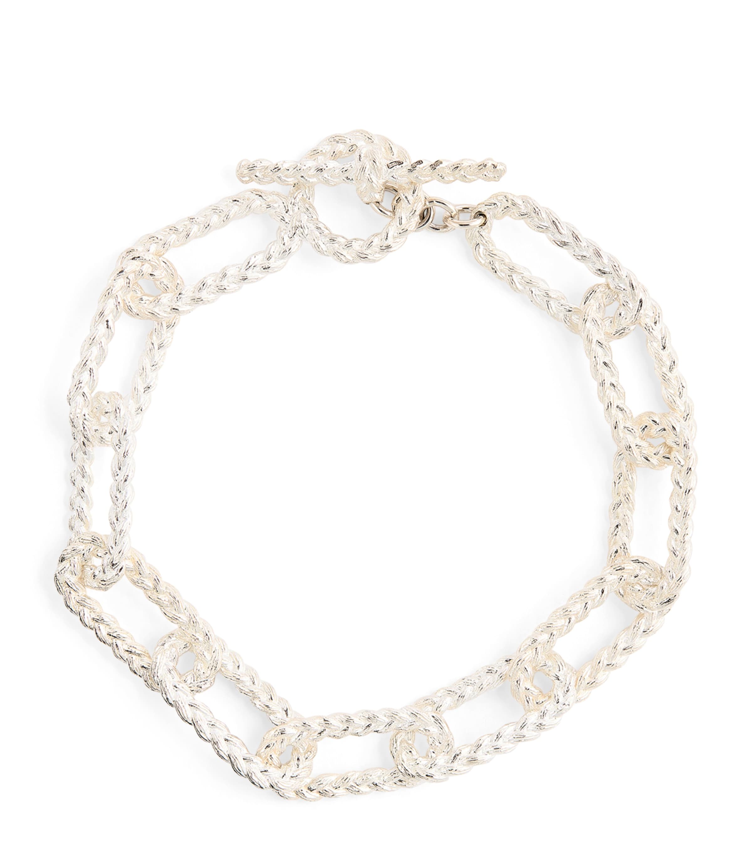 Bleue Burnham Sterling Silver Link Bracelet In Silver