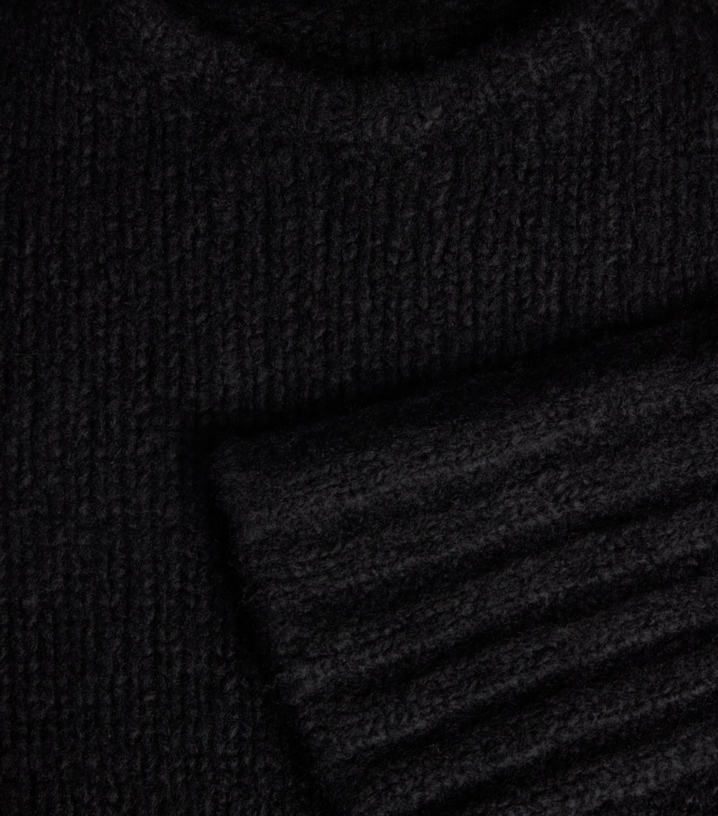 Rick Owens Mens Cashmere-Silk Crew-Neck Sweater Black Image 6