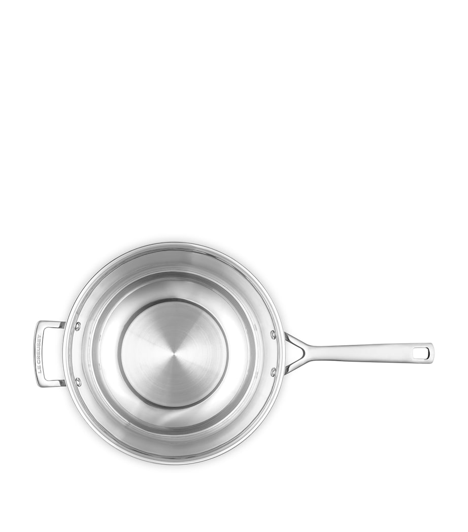 Le Creuset Stainless Steel 3-Ply Wok (30cm) Image 6