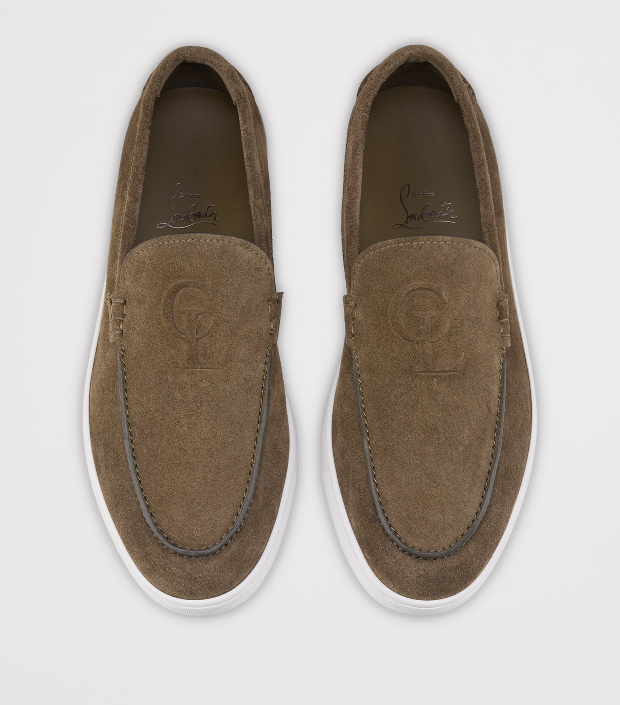 Christian Louboutin Neoclboat Suede Boat Shoes Image 3