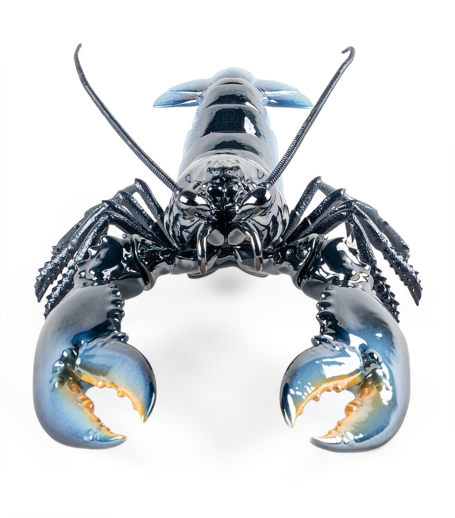 Porcelain Lobster Sculpture BLUE Image 4