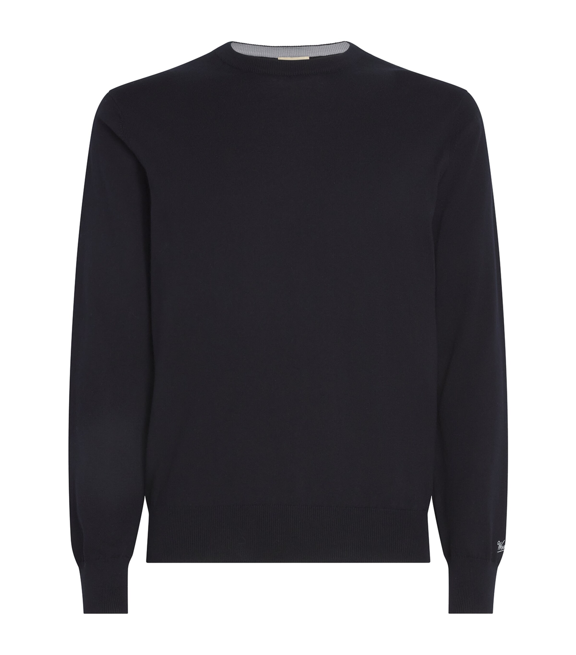 Woolrich Cotton Crew-neck Sweater In Blue