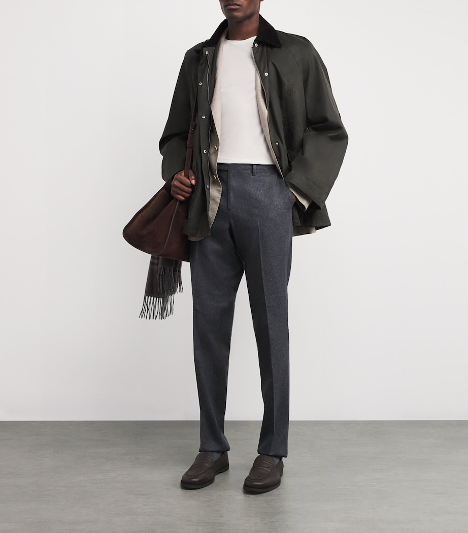 Cotton Embroidered T-Shirt WHITE Image 2